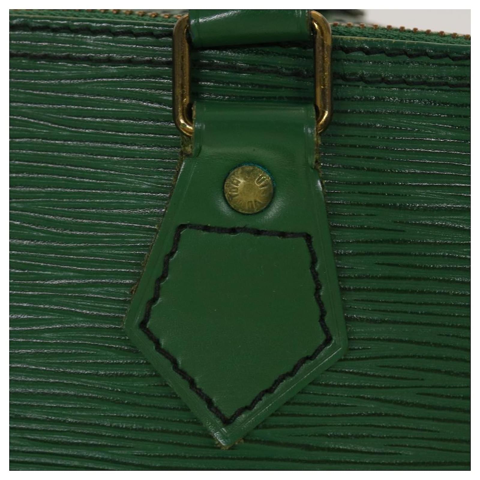 Louis Vuitton Epi Speedy 35 Hand Bag Borneo Green M42994 LV Auth 45164  Leather ref.965228 - Joli Closet