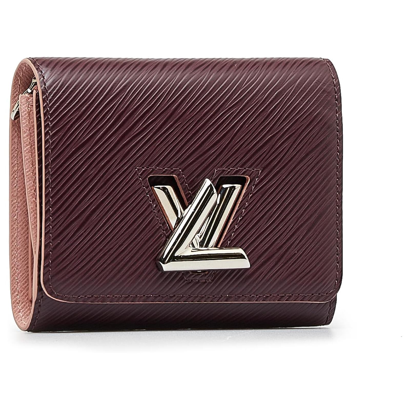 Louis Vuitton Purple Epi Twist Compact Wallet Leather ref.965705