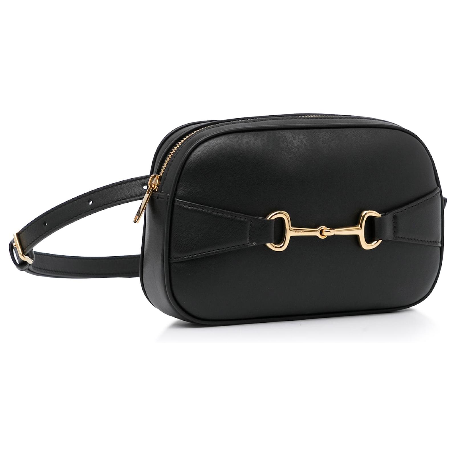 Celine Black Crecy Belt Bag