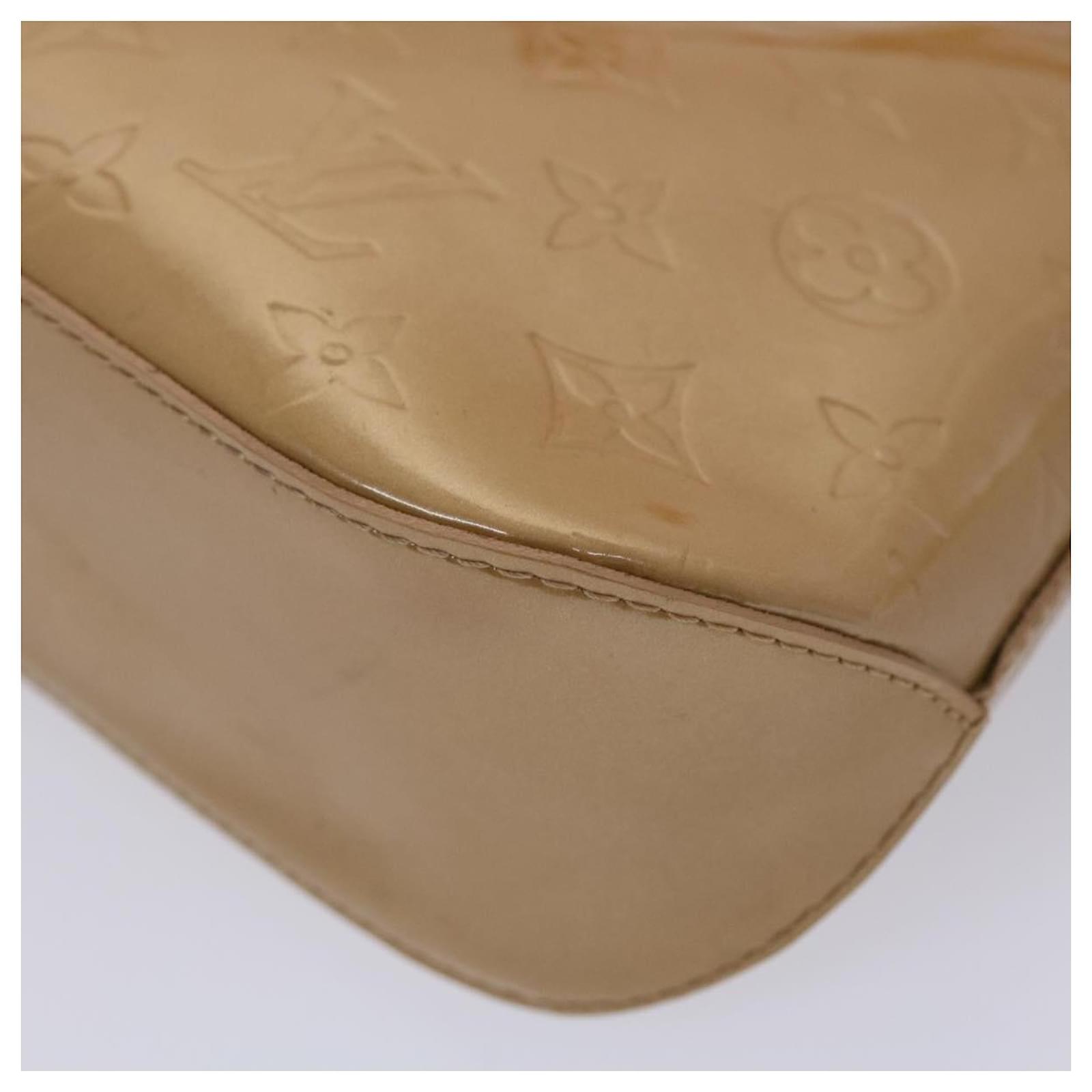LOUIS VUITTON Vernis Minna Street Umhängetasche Noisette M91508 LV 