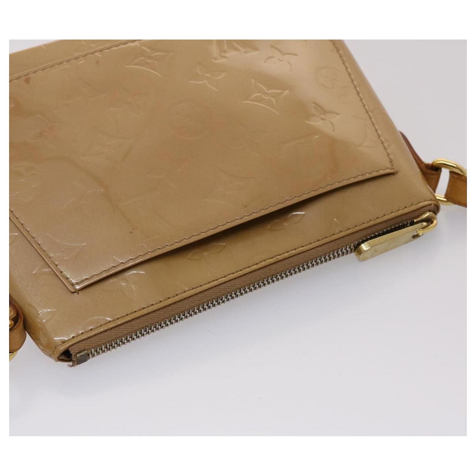 LOUIS VUITTON Vernis Minna Street Umhängetasche Noisette M91508 LV 