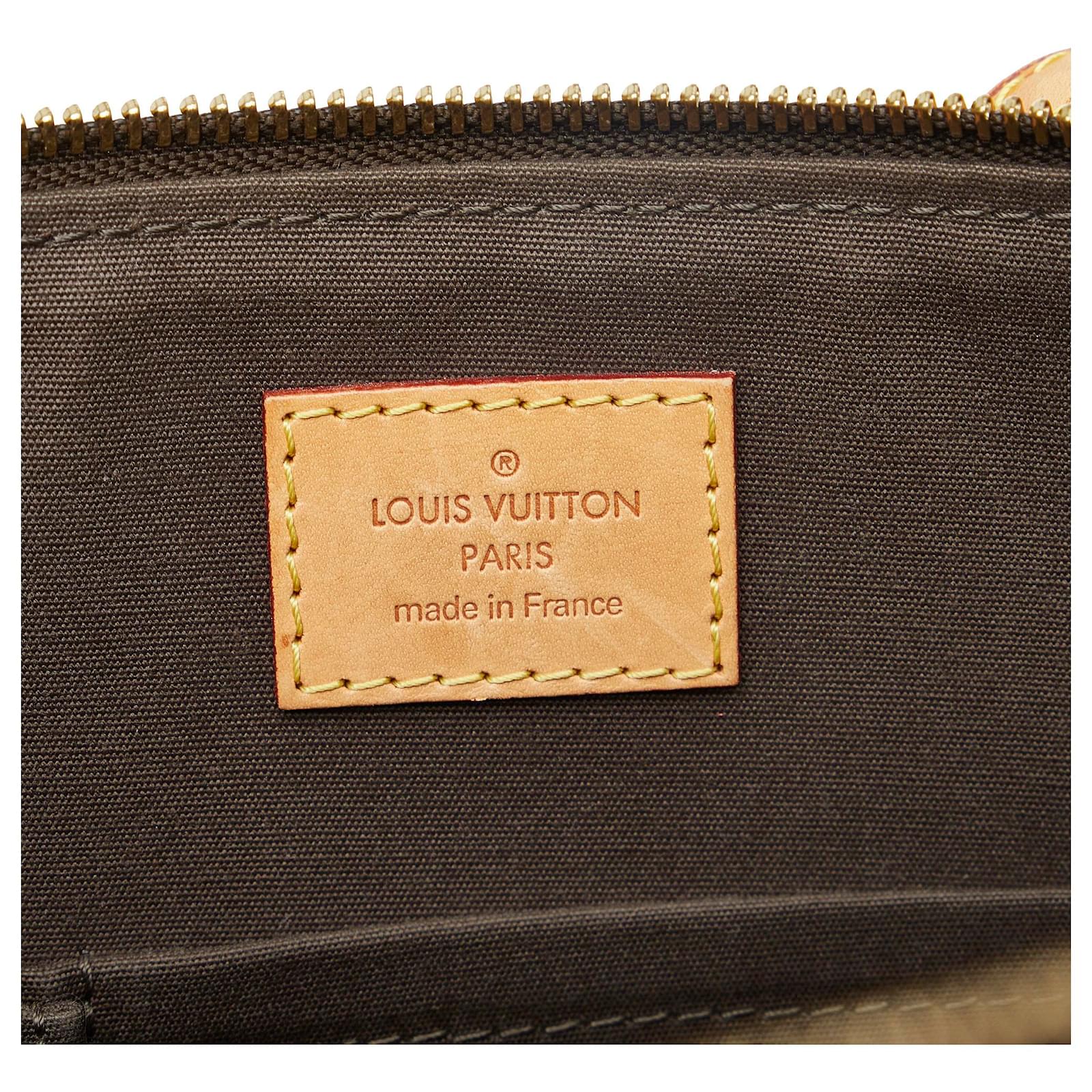 Louis Vuitton Brown Vernis Bellevue PM Leather ref.966303 - Joli