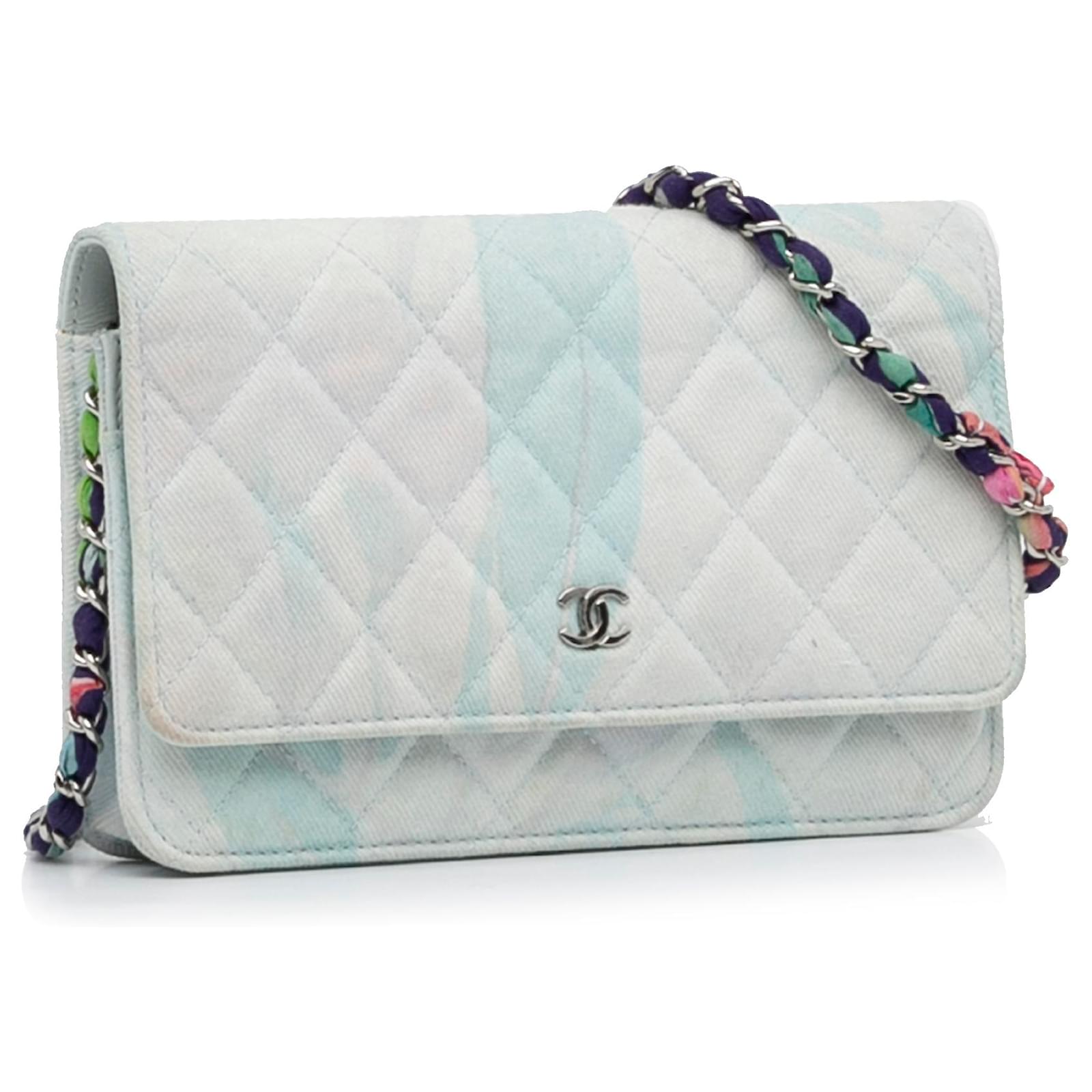 Cartera chanel online blanca