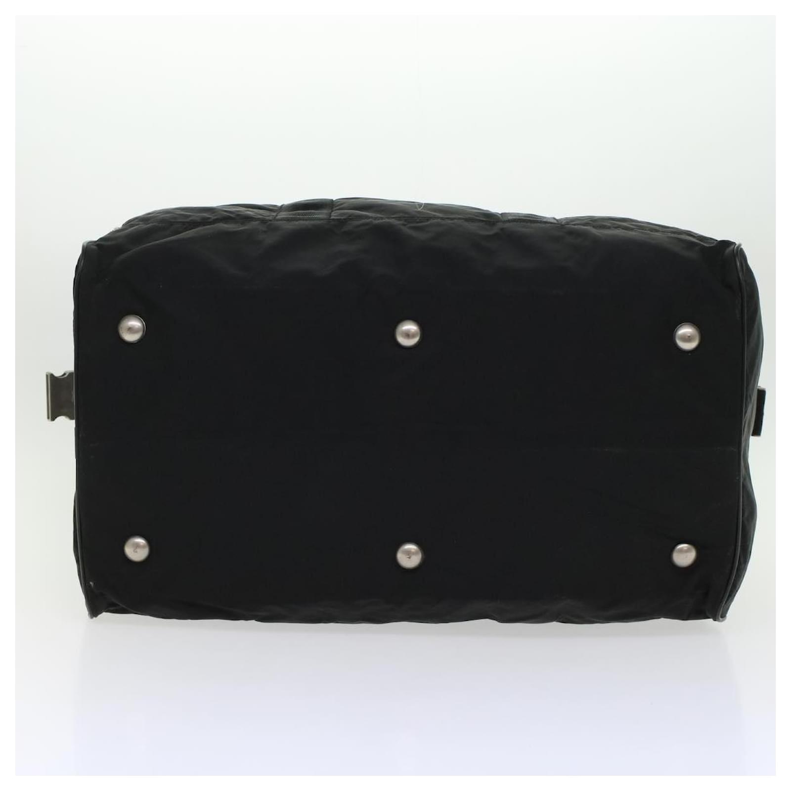 PRADA Boston Bag Nylon 2way Black Auth bs6262 ref.JC966501 (Sold