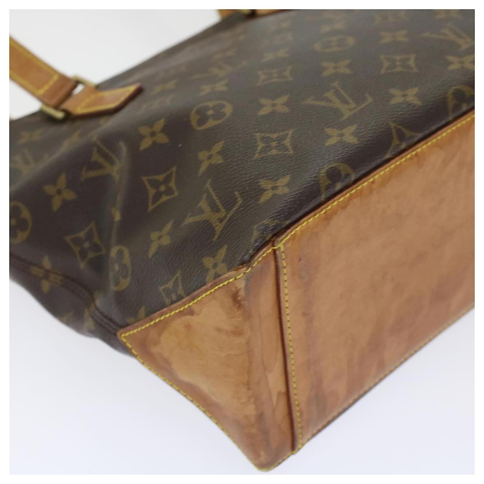 LOUIS VUITTON Monogram Cabas Piano Tote Bag M51148 LV Auth 48506