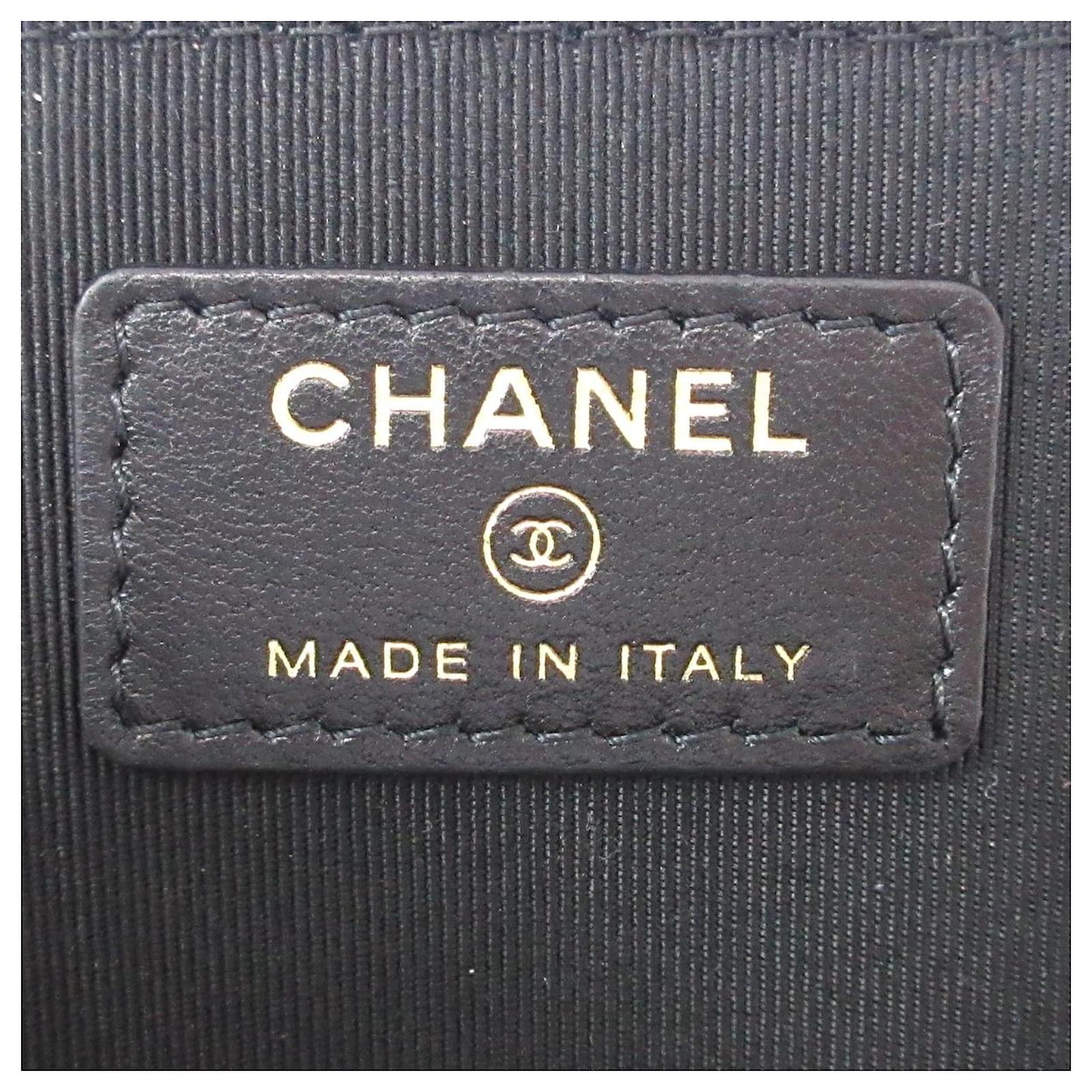 Chanel Vanity Black Leather ref.966748 - Joli Closet
