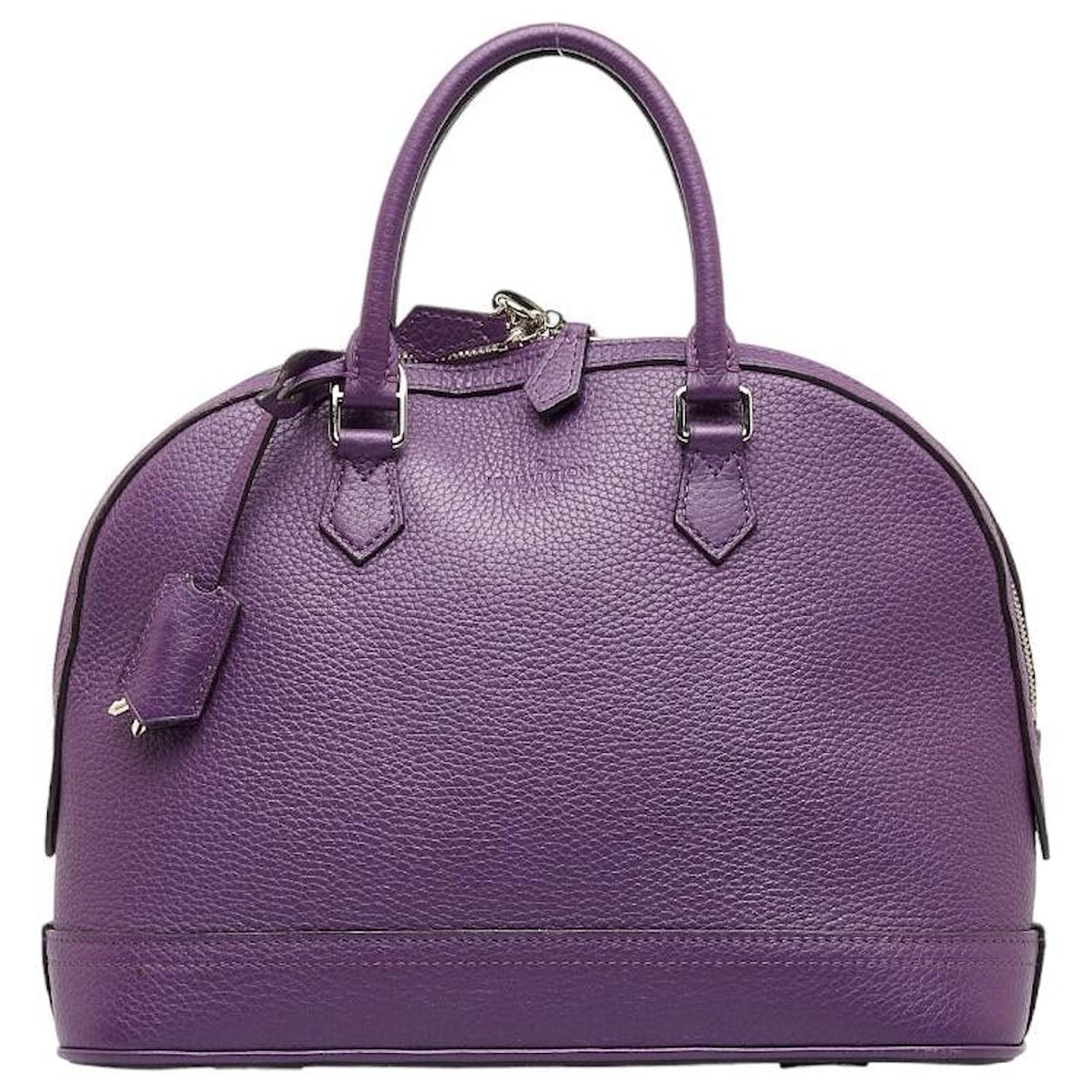 Louis Vuitton Parnassea Alma PM M48881 Purple Leather Pony-style calfskin  ref.967361 - Joli Closet