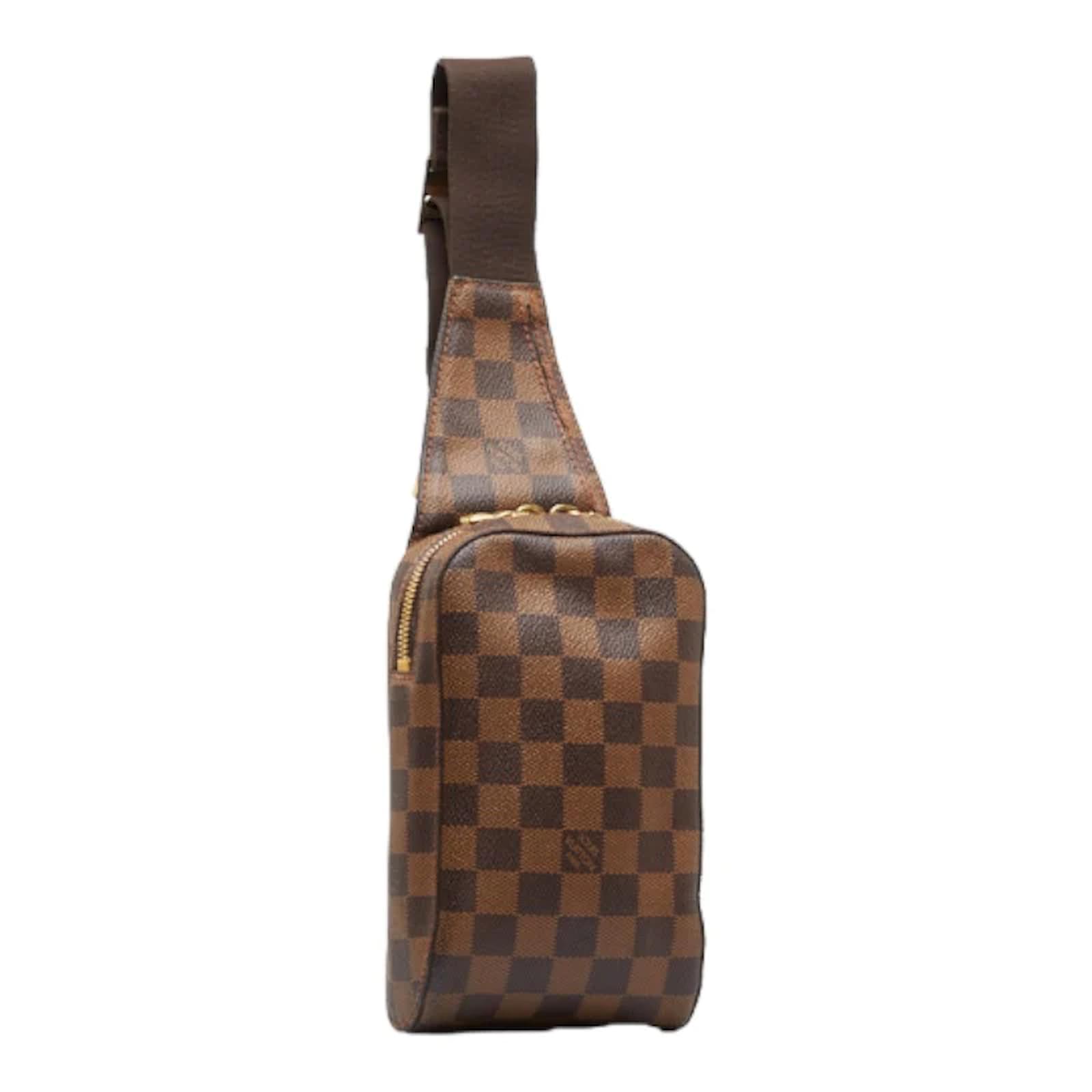 LOUIS VUITTON LV Geronimos Waist Bag Damier Ebene N51994 Brown