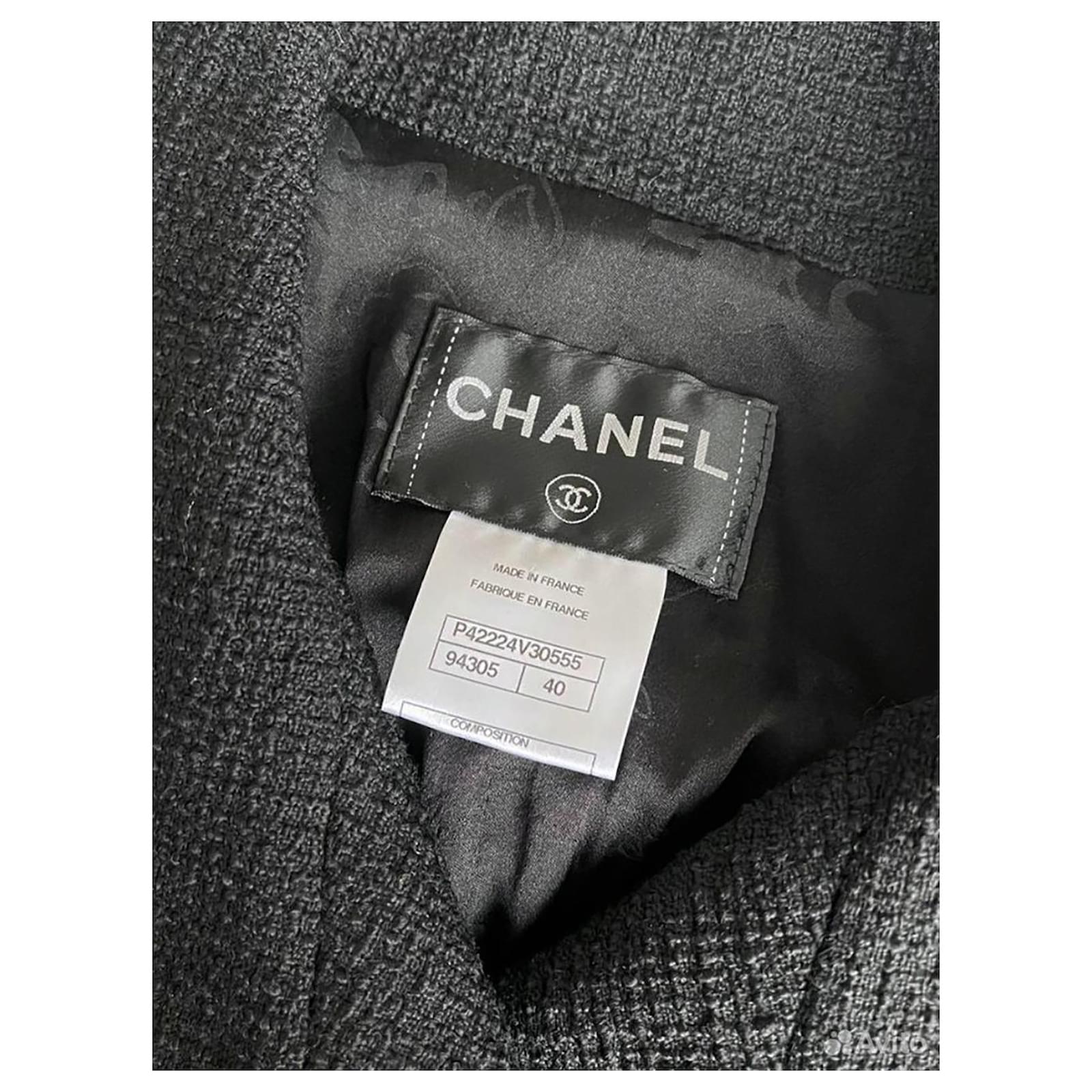 Vintage chanel tweed black - Gem