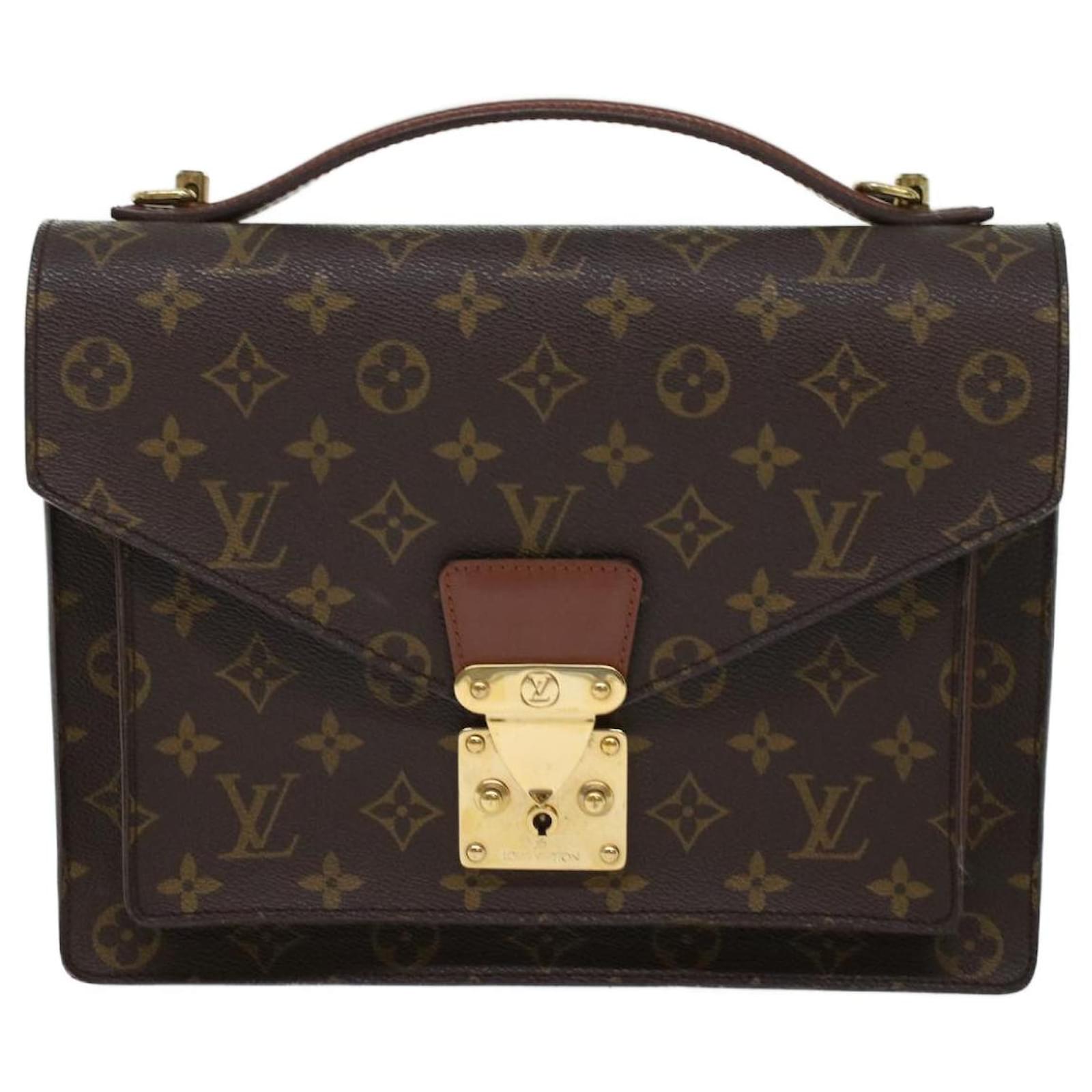 Louis Vuitton Monogram Monceau 28 Hand Bag 2way M51185 LV Auth 46093 Cloth  ref.968273 - Joli Closet