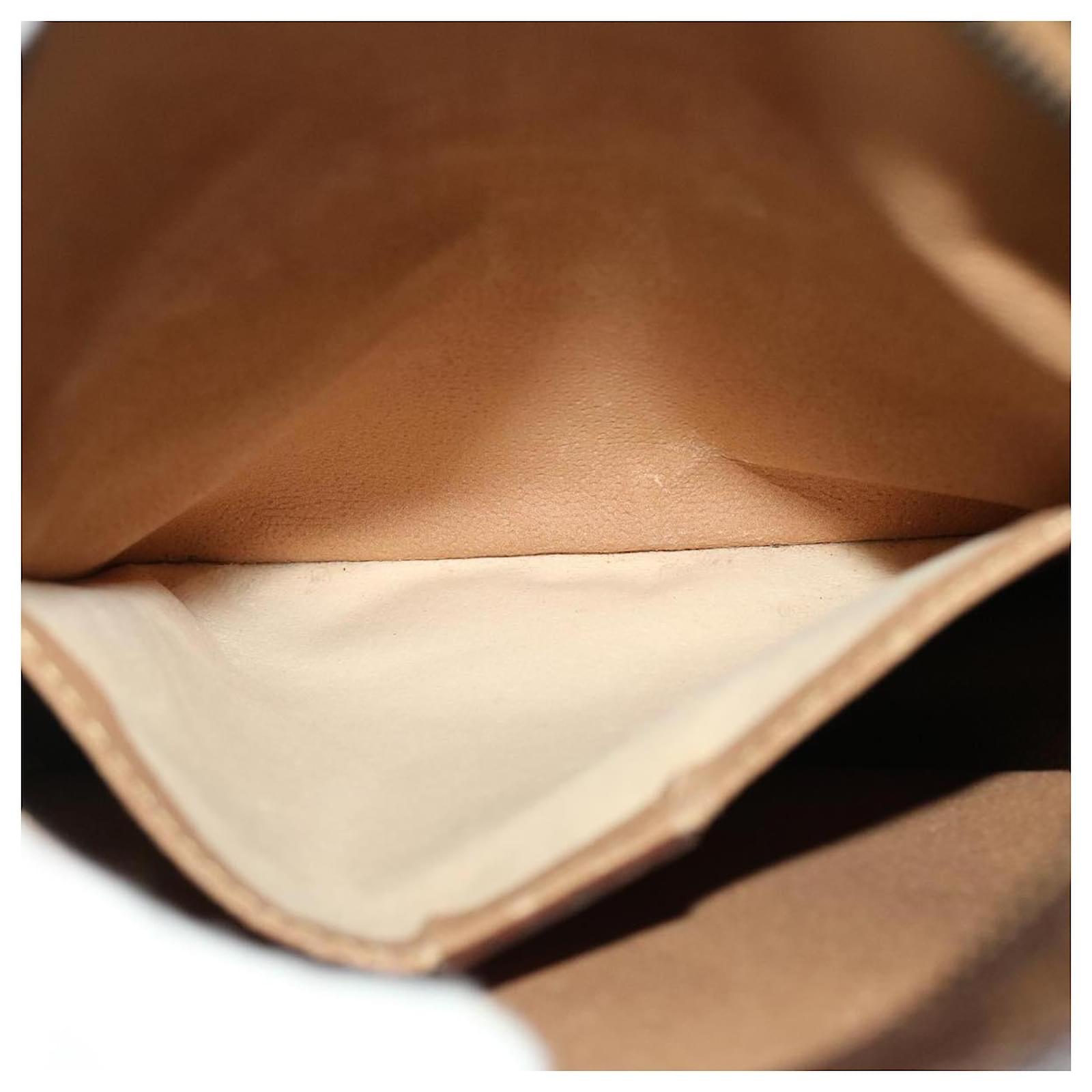 Céline CELINE Macadam Canvas Shoulder Bag PVC Leather Brown Auth tp136  ref.531095 - Joli Closet