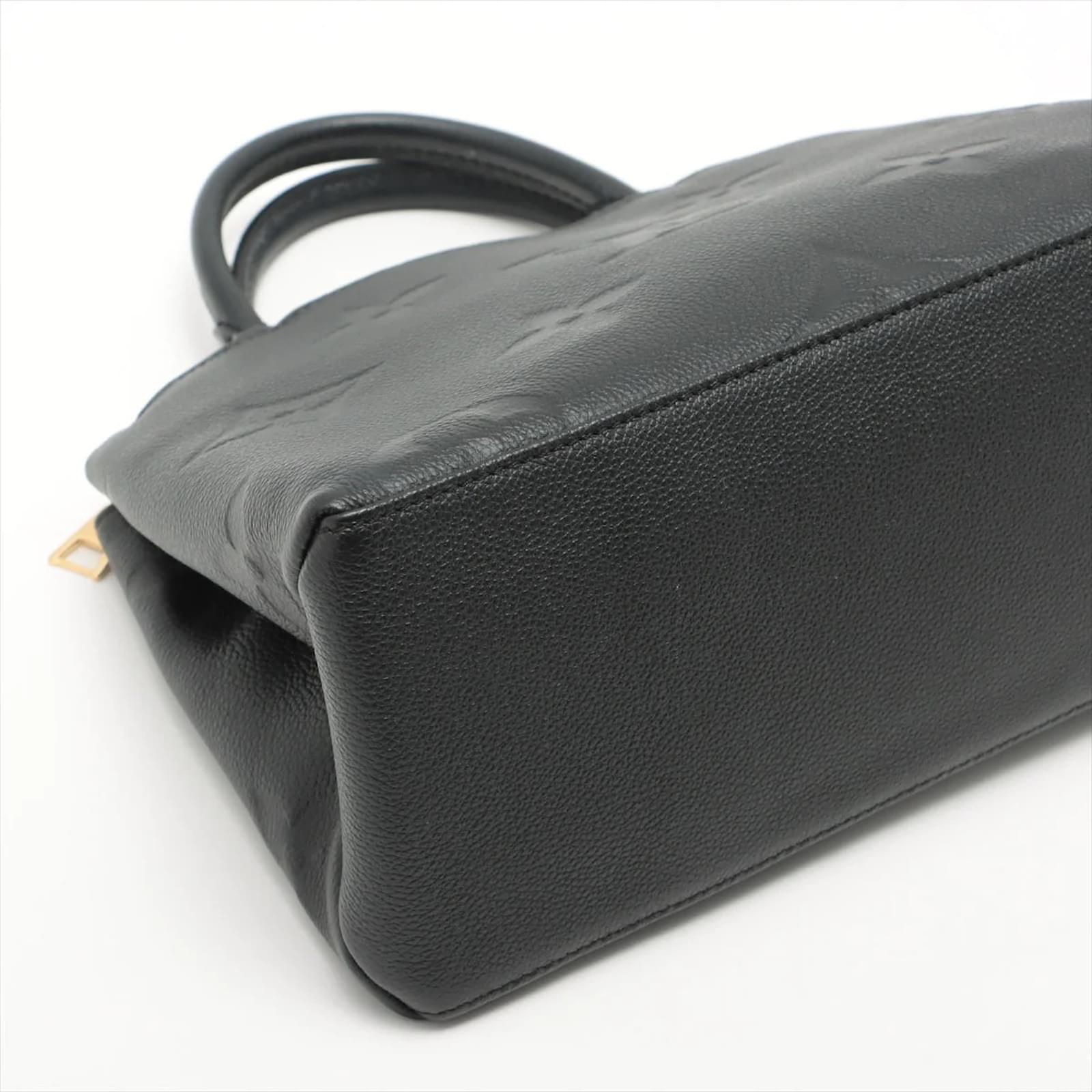 Louis Vuitton, Bags, Louis Vuitton Petit Palais Black Beige Monogram  Empriente Leather