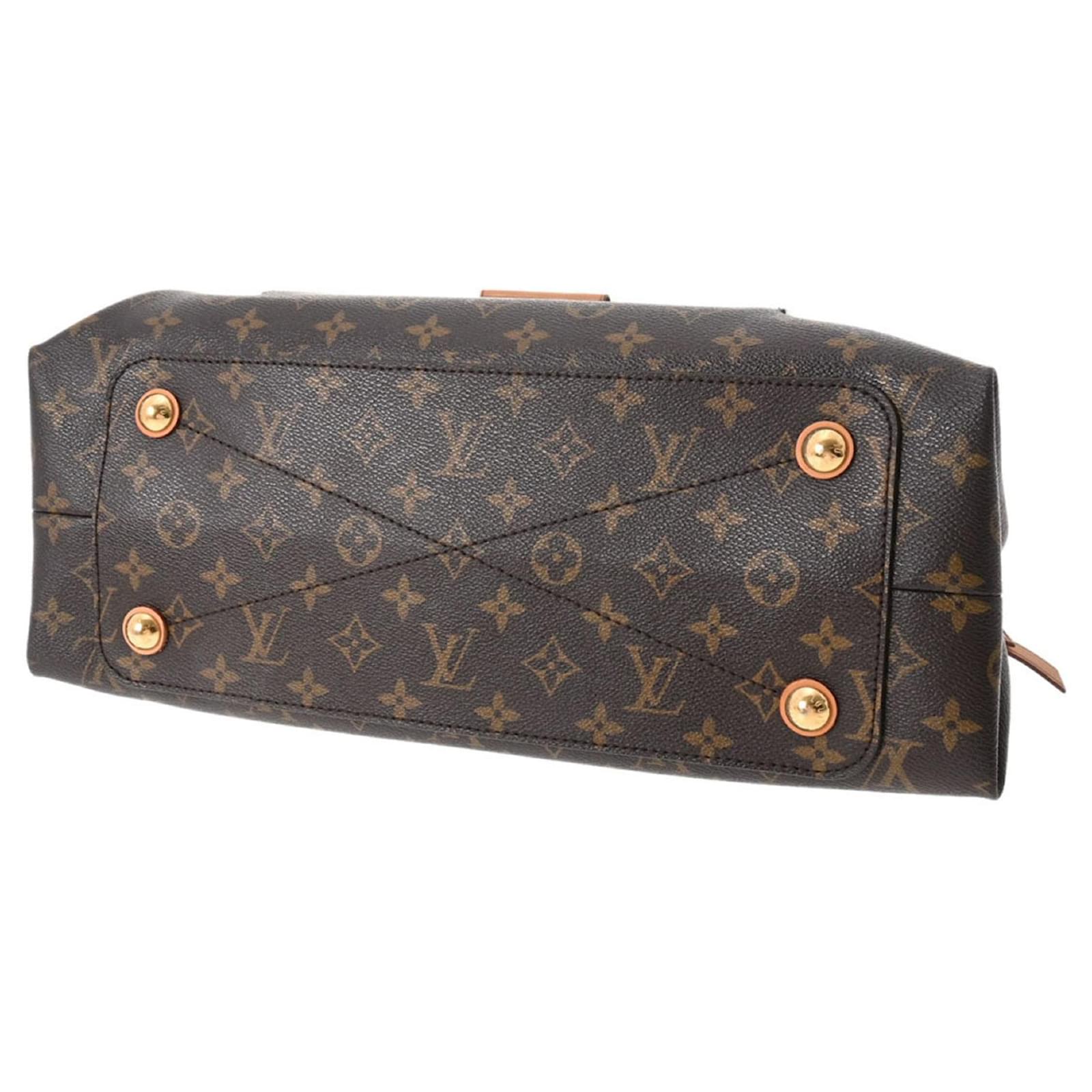 Louis Vuitton Olympe in mono canvas and tan leather Brown Cloth