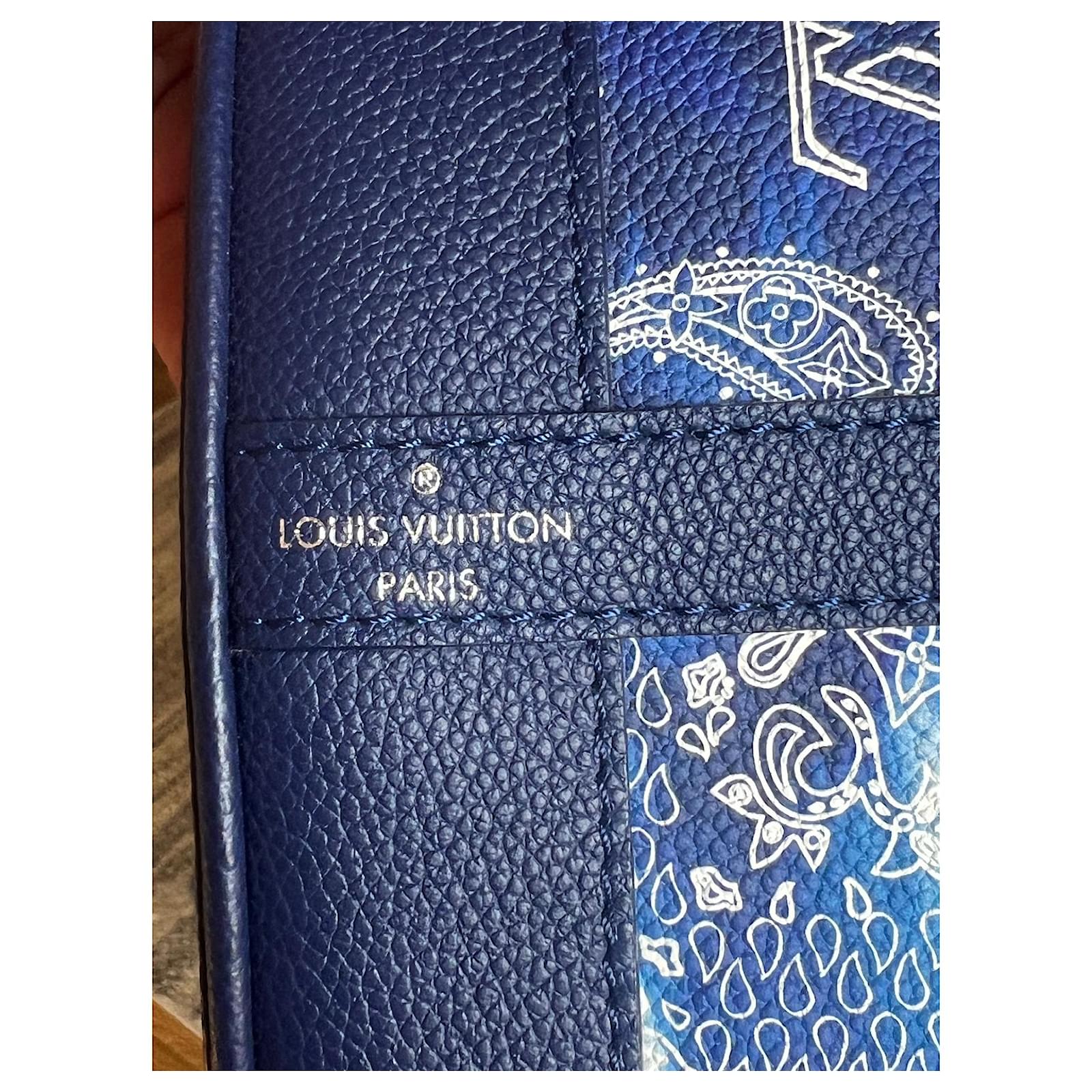 Louis Vuitton Randonnee PM Bandana Collection 2022 White Blue