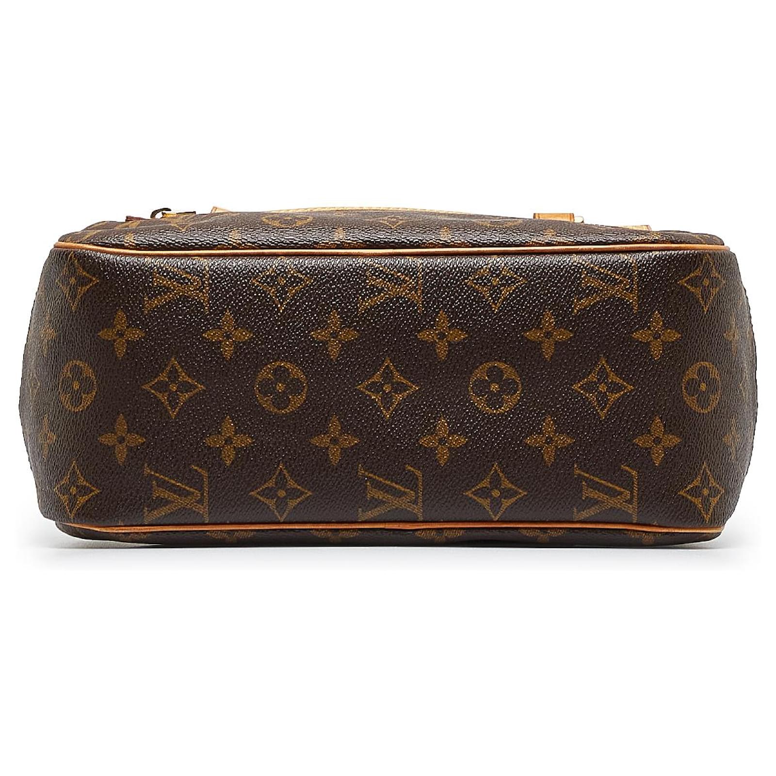 Louis Vuitton Brown Monogram Cite MM Leather Cloth ref.968932 - Joli Closet