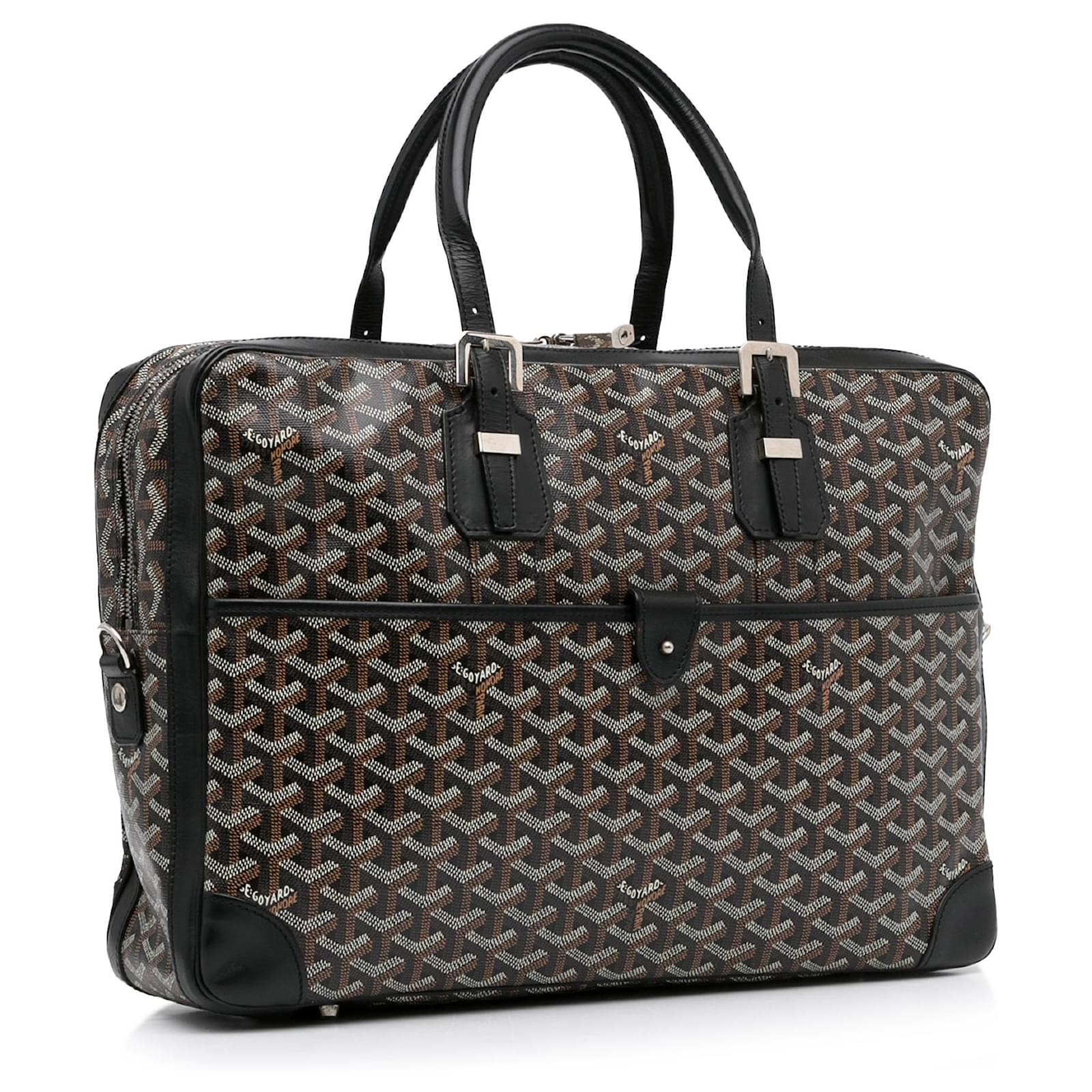 GOYARD SAINT-LOUIS GM SHOPPING BAG IN GRAY CANVAS - 100999 Grey