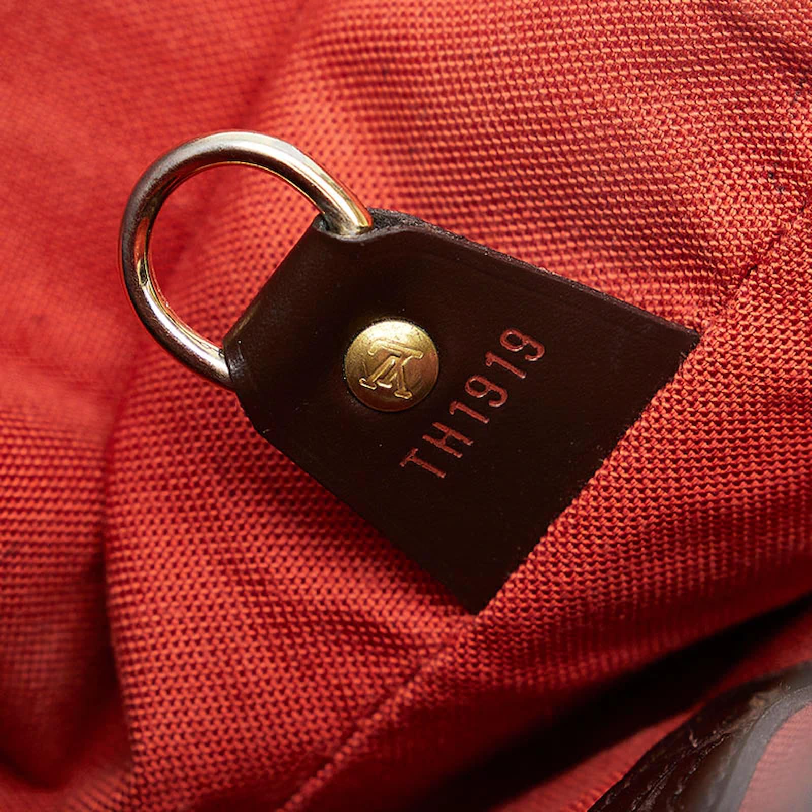 Louis Vuitton Damier Ebene Soho Backpack N51132 Brown Cloth ref.969386 -  Joli Closet