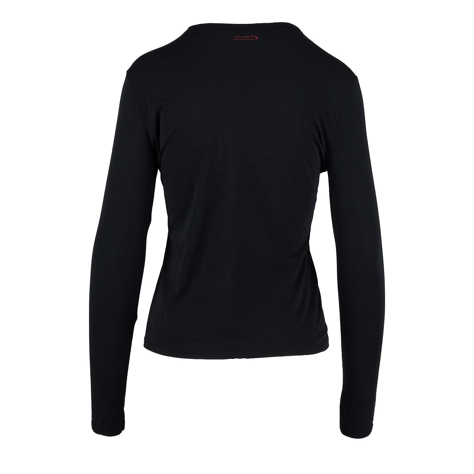 Prada Long Sleeve T shirt Black Cotton ref.969646 Joli Closet