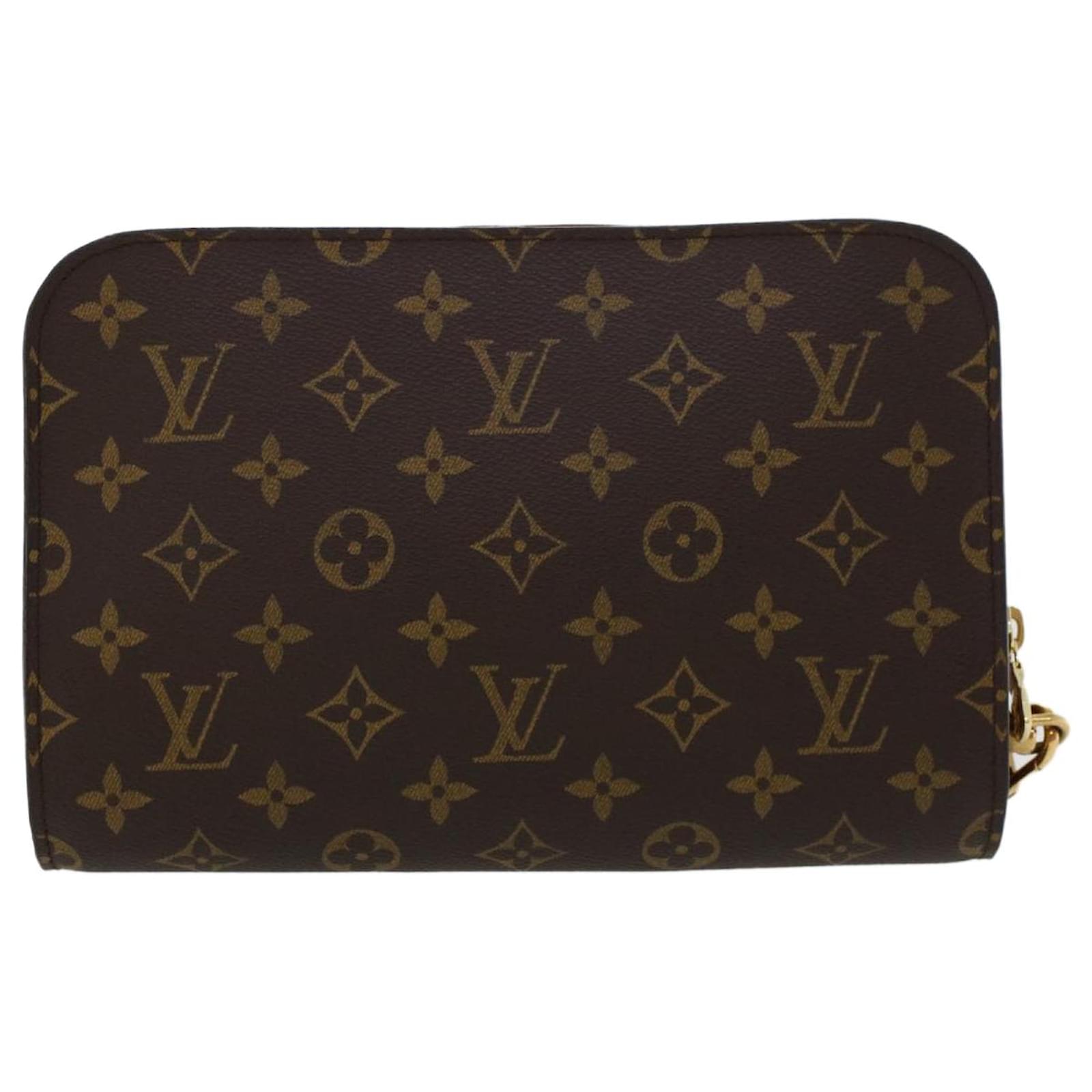 Authentic Louis Vuitton Monogram Compiegne 28 Clutch Bag, Men's