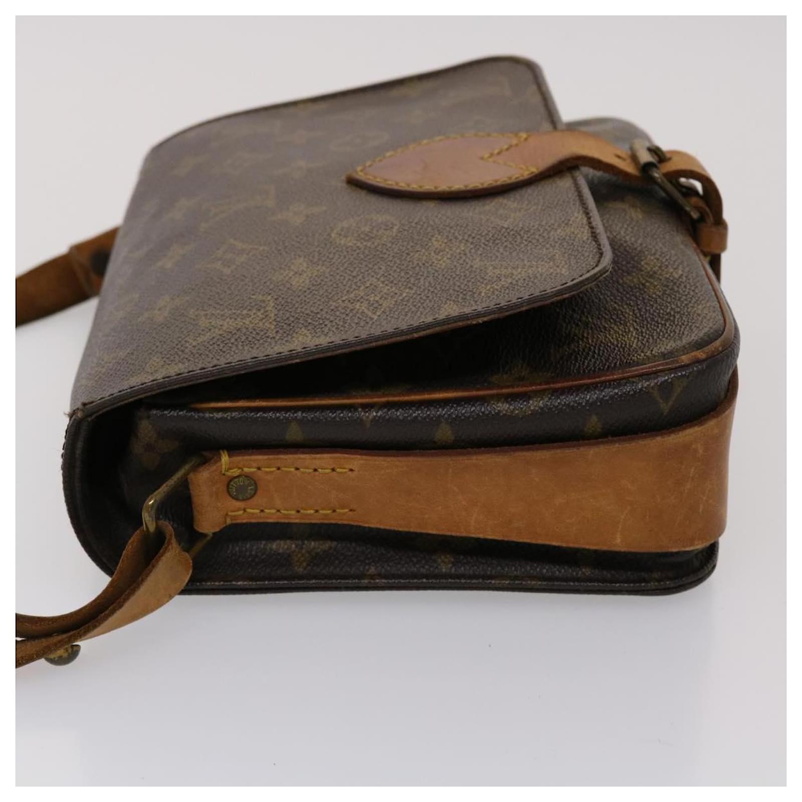 Louis Vuitton Vintage Canvas Cartouchiere MM Messenger Bag M51253