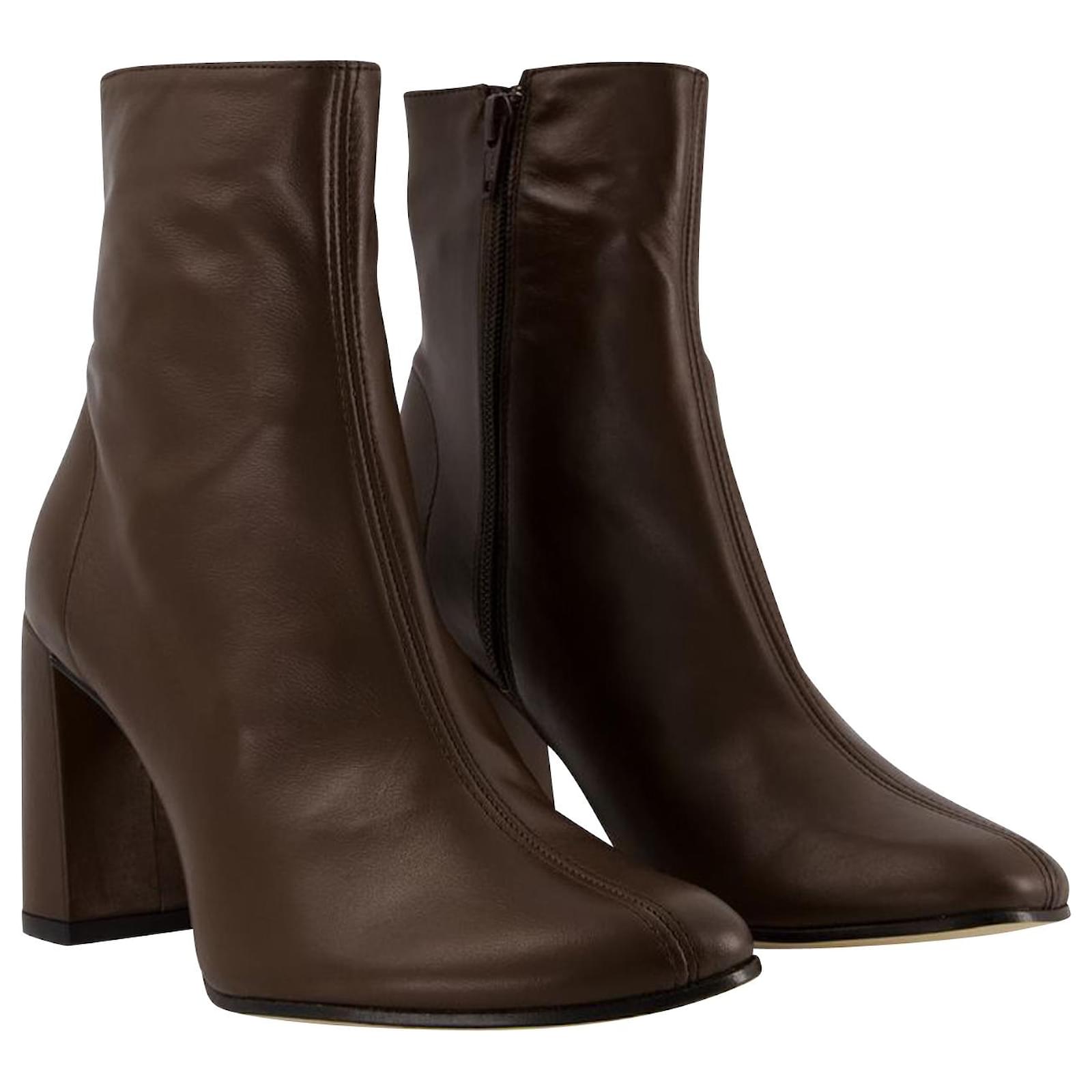 Autre Marque Vlada Ankle Boots By Far Leather Bear Brown ref