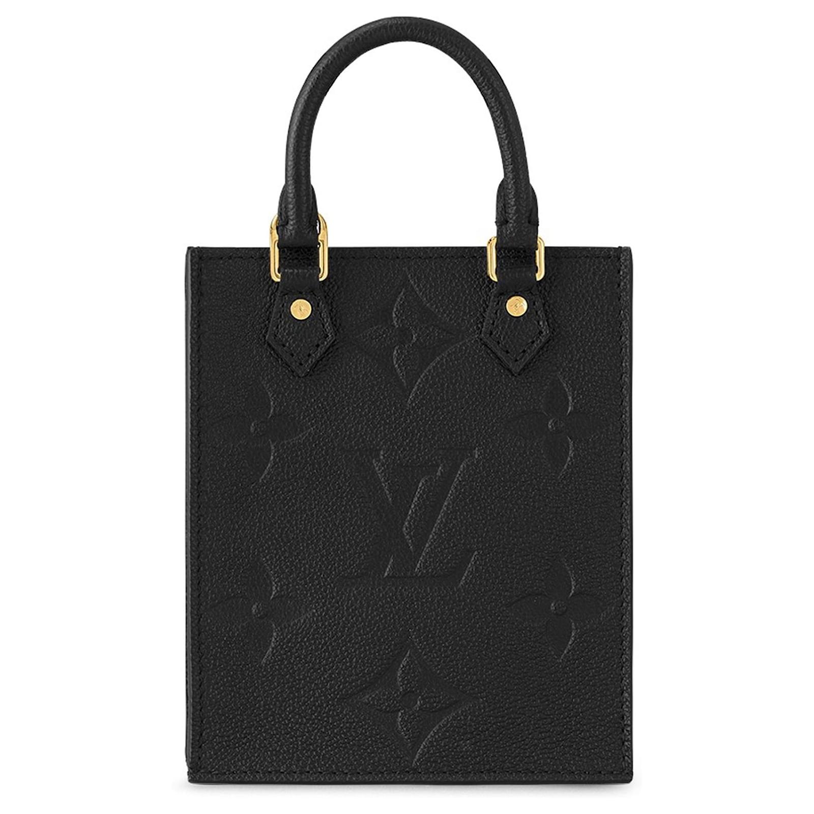 Louis Vuitton LV Petit Sac Plat leather black new ref.971207 - Joli Closet