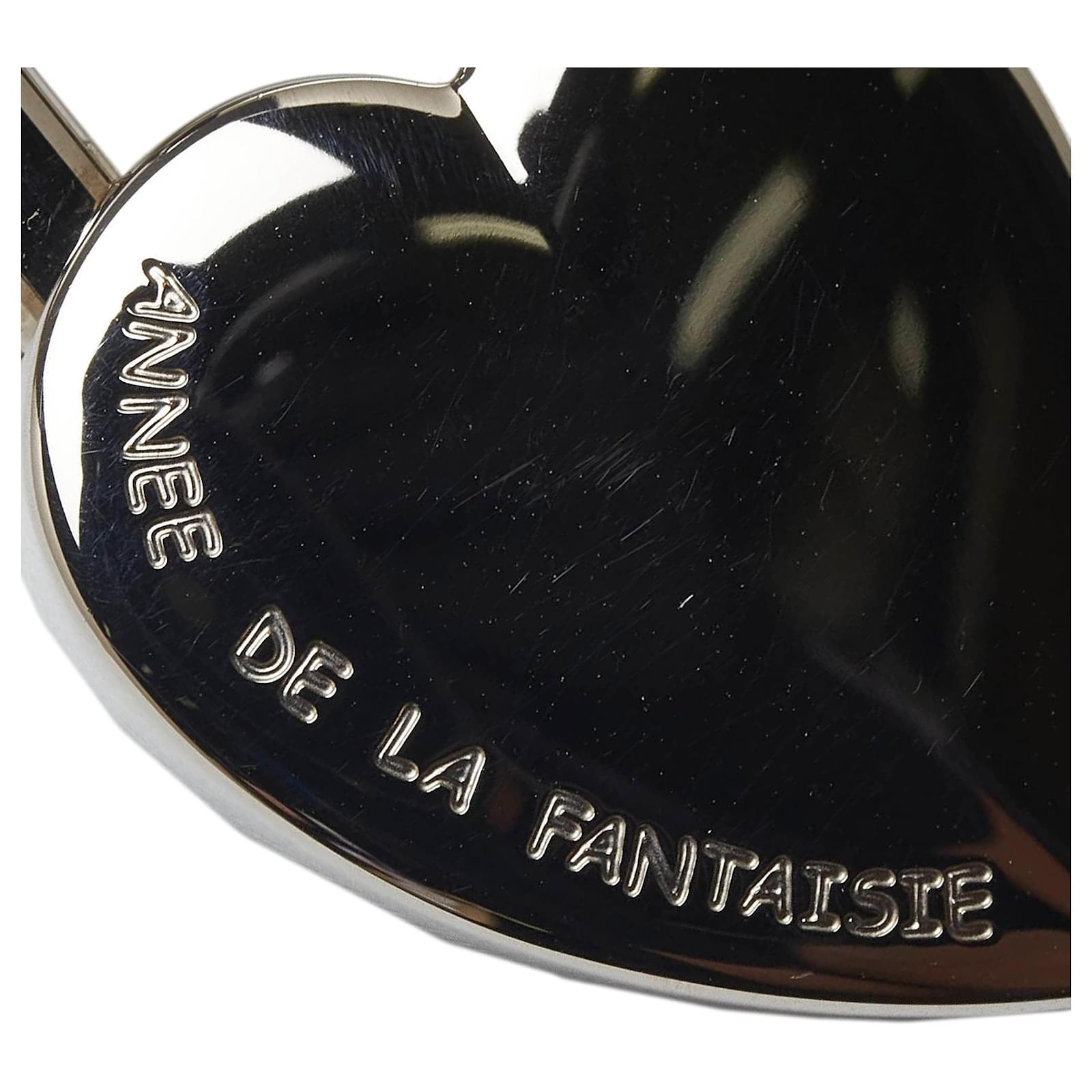 Hermès Girocollo Hermes Brown Vive L'Idee con lucchetto a cuore