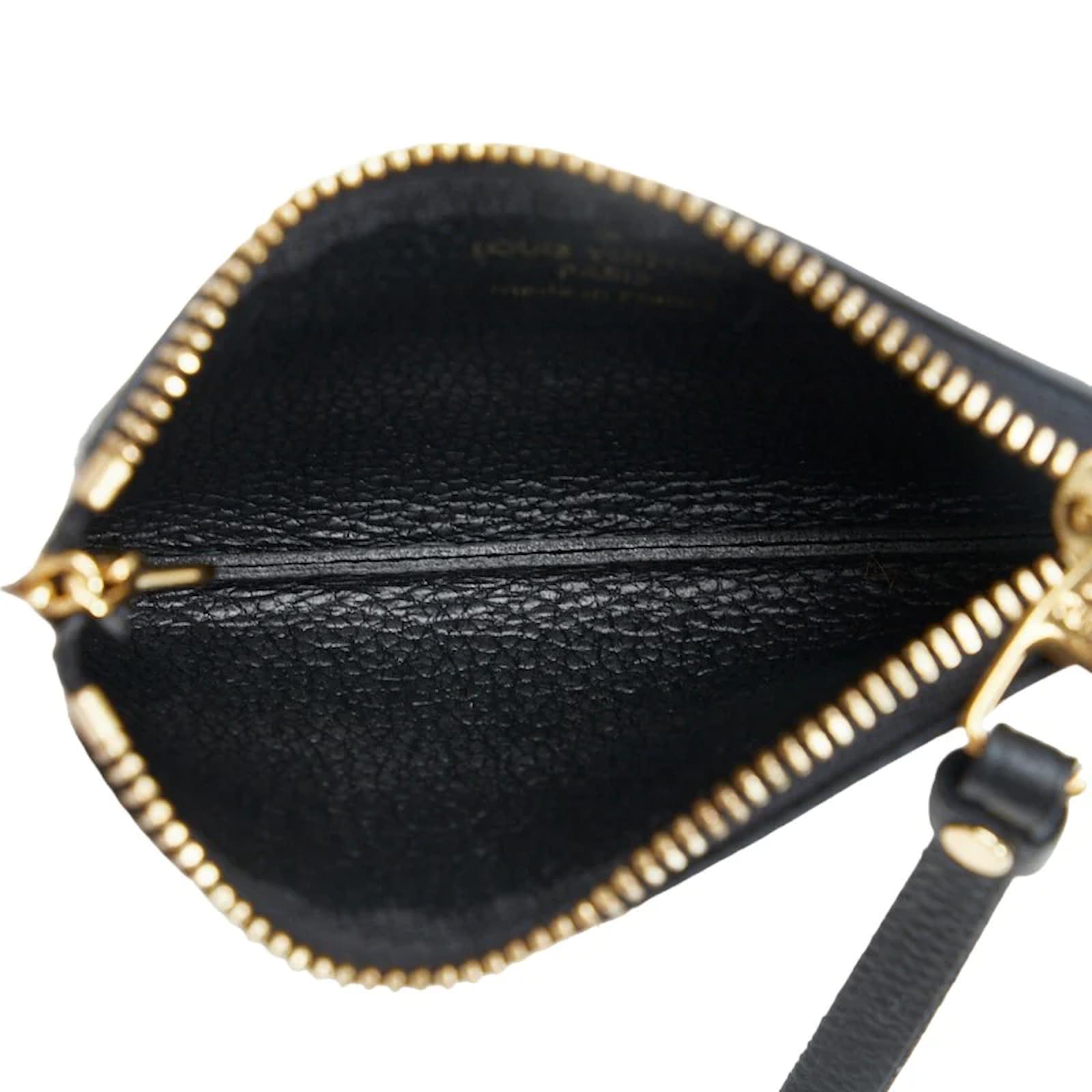 Louis Vuitton Monogram Empreinte Key Pouch M80885 Black Leather Pony-style  calfskin ref.972018 - Joli Closet