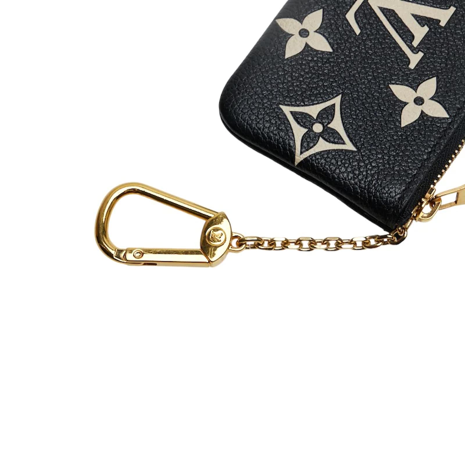 Louis Vuitton Monogram Empreinte Key Pouch M80885 Black Leather Pony-style  calfskin ref.972018 - Joli Closet