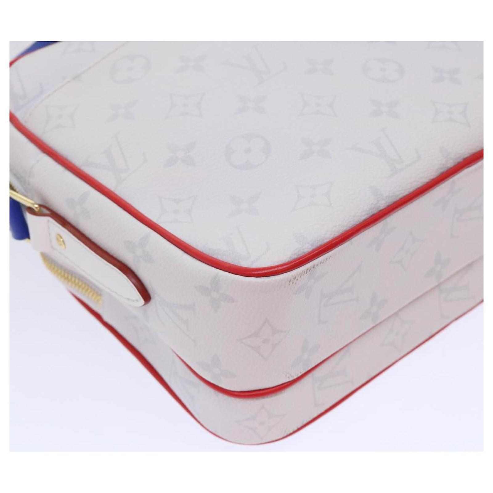 LOUIS VUITTON Monogramm Nile PM Umhängetasche NBA Weiß M45583 LV  