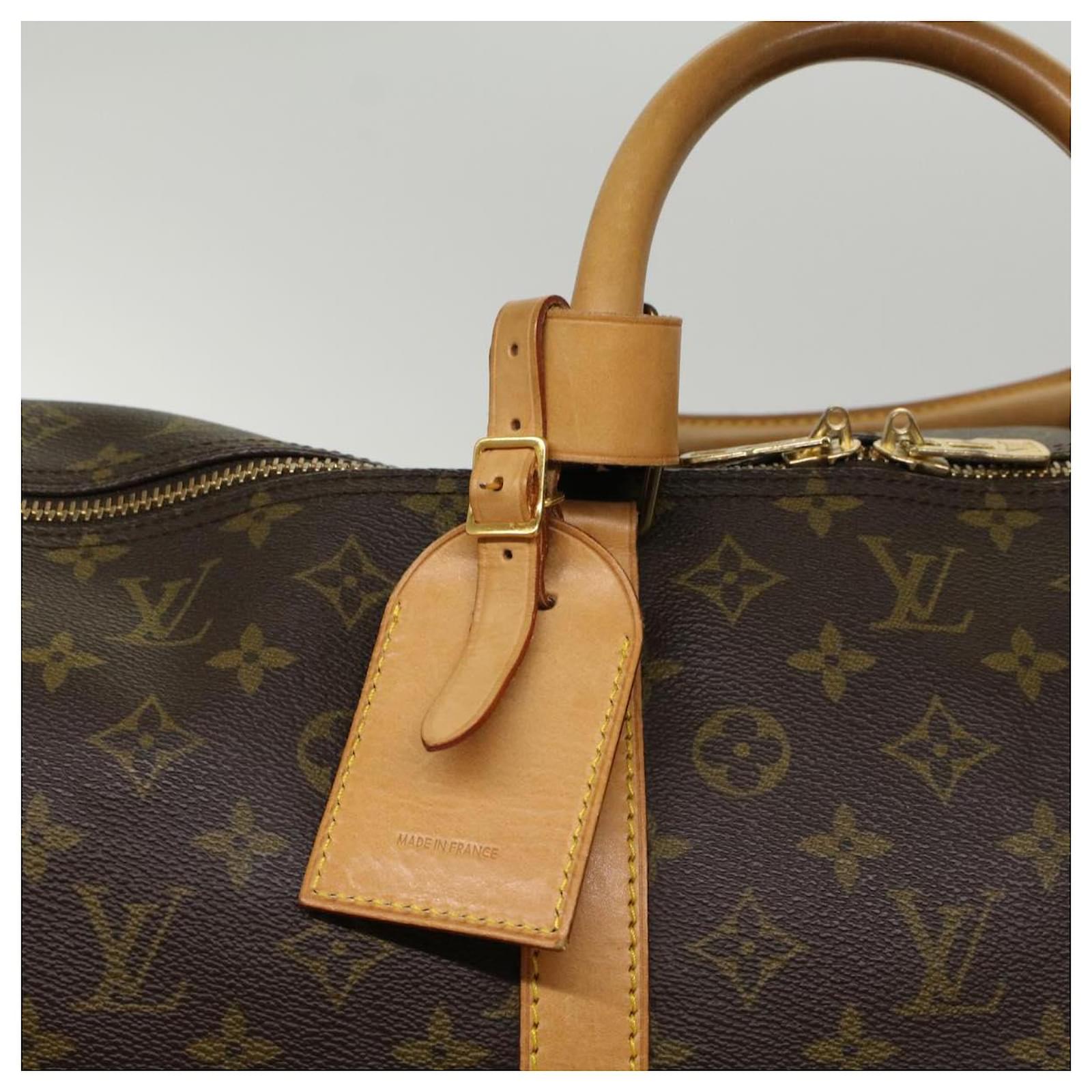 LOUIS VUITTON Monogram Keepall 60 Boston Bag M41422 LV Auth 47164