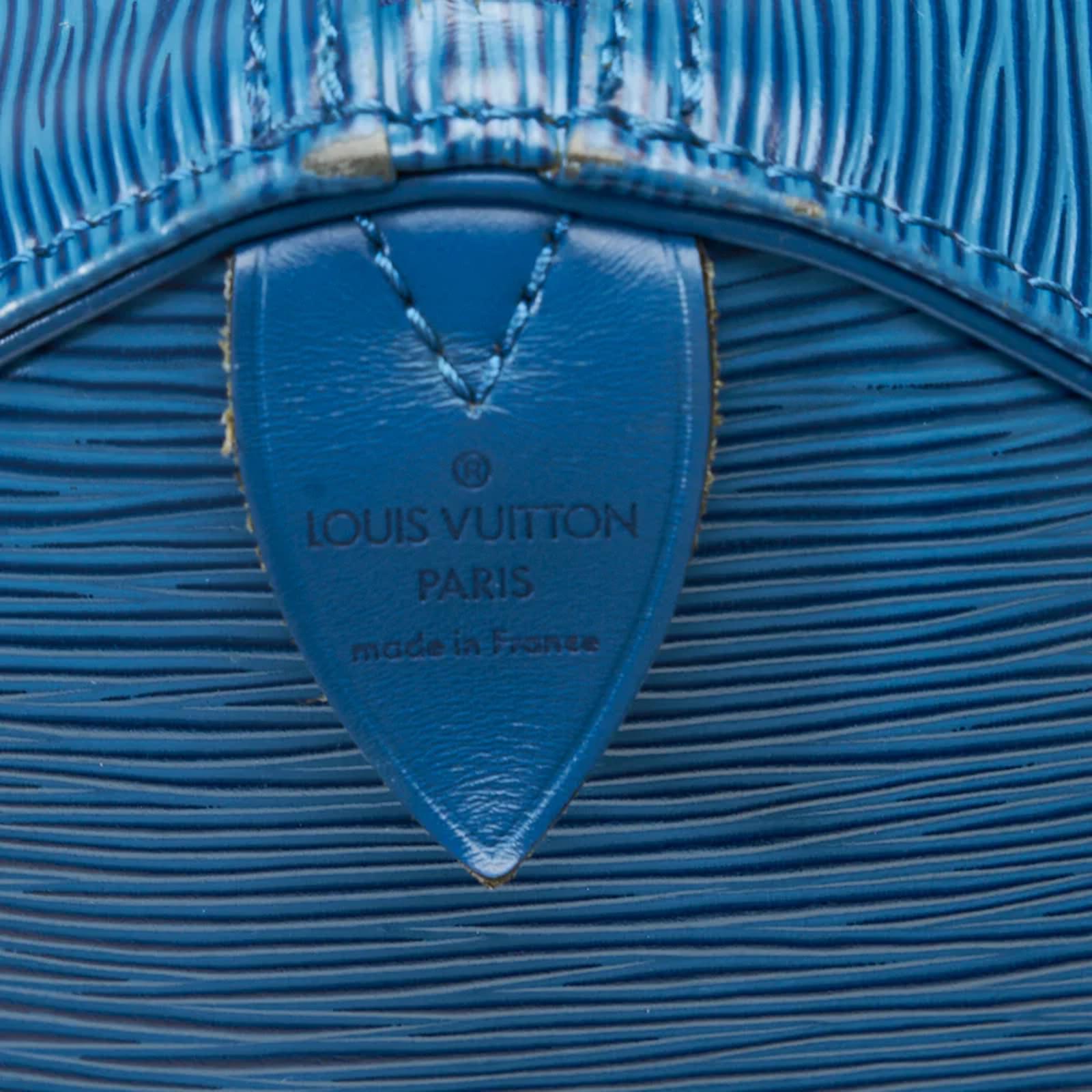 Louis Vuitton Vintage Louis Vuitton Speedy 40 Blue Epi Leather