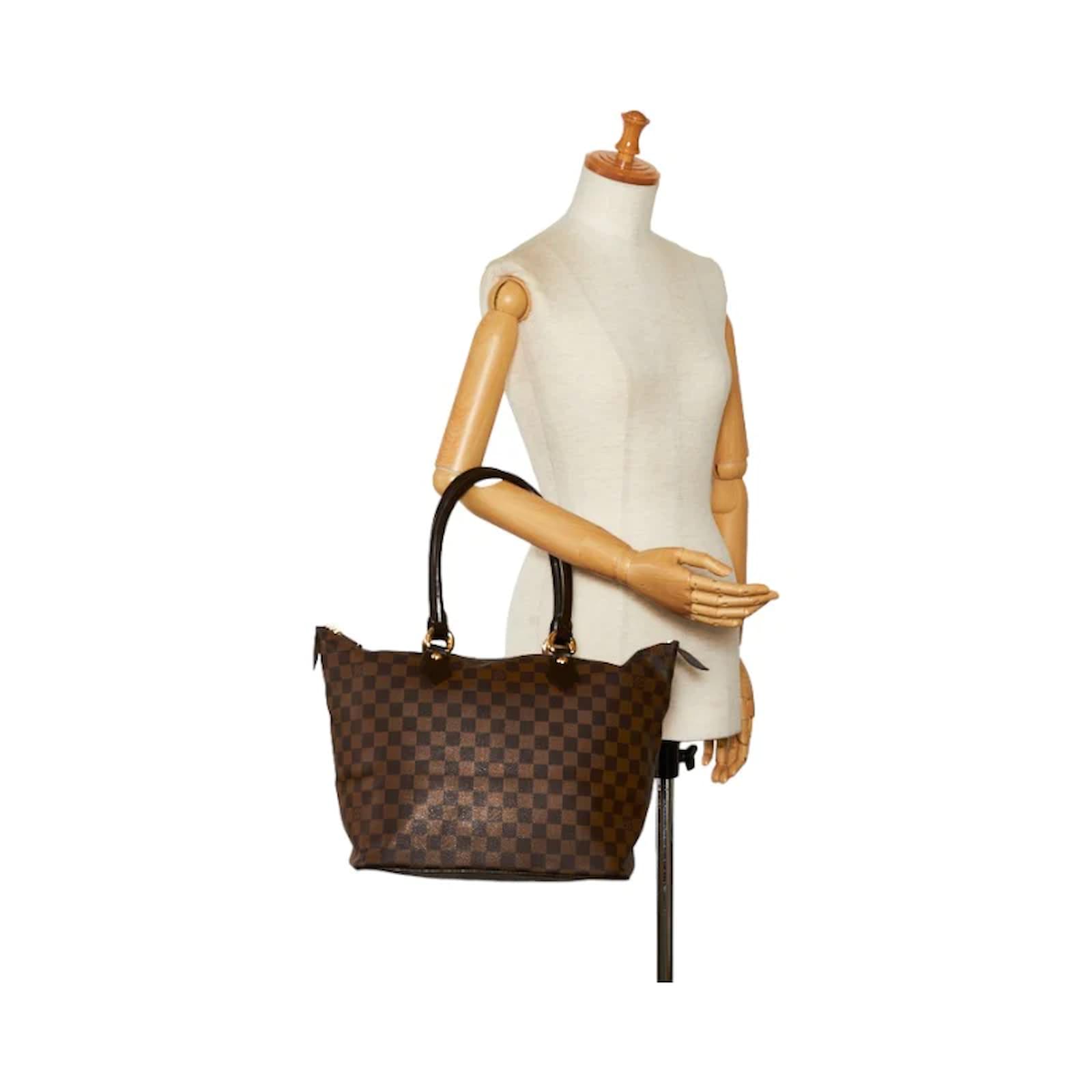 Louis Vuitton Damier Ebene SALEYA PM Tote Bag