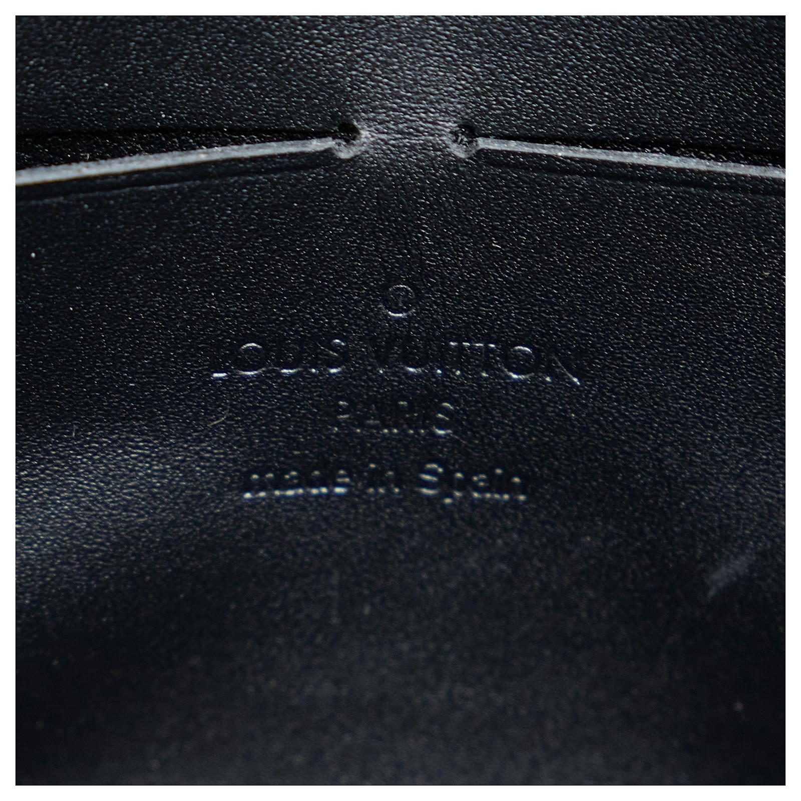 Louis Vuitton Monogram Vernis Cherrywood Chain Wallet - Black