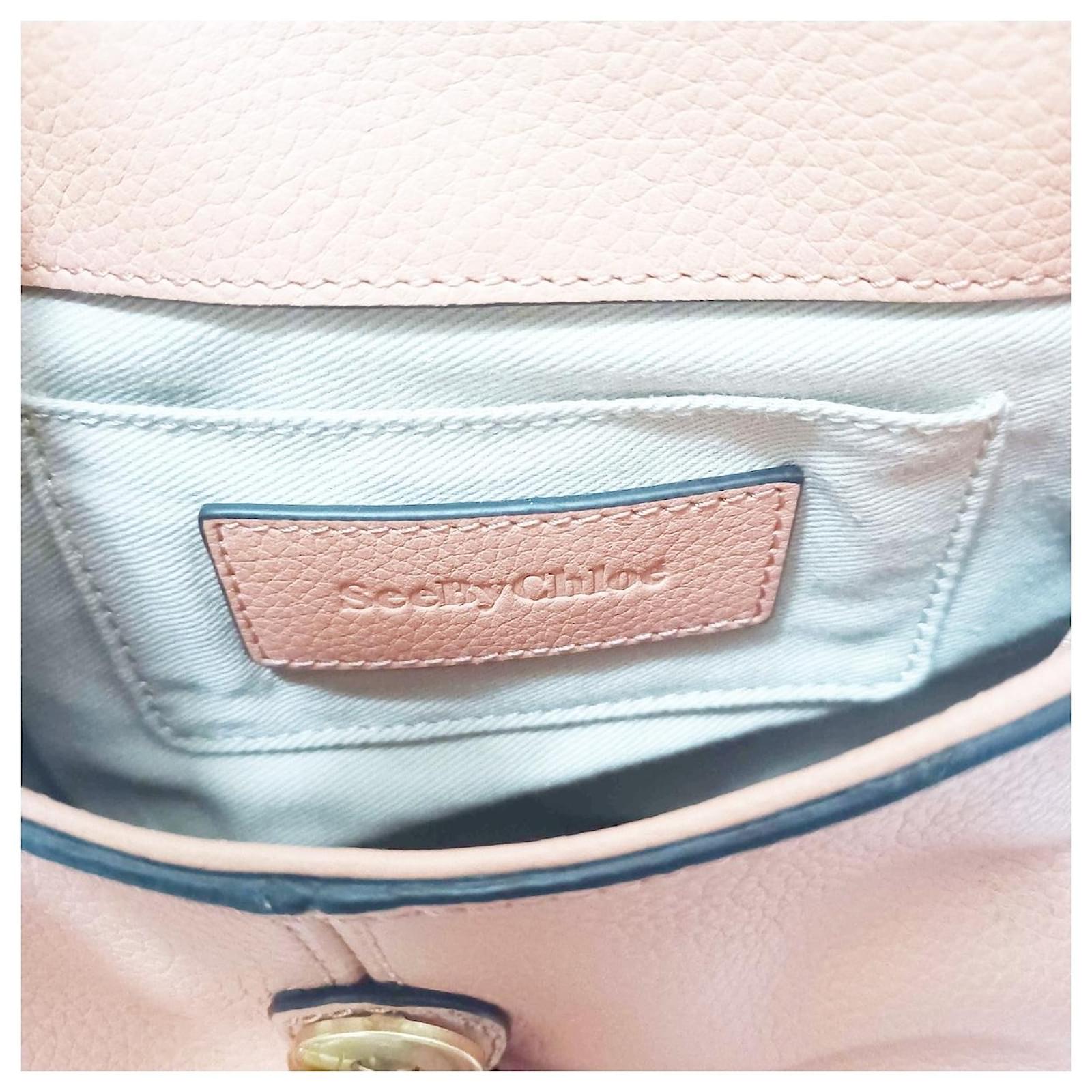 See by Chlo Olga Pink Leather ref.JC1001165 (Sold) - Joli Closet See by Chlo Olga Pink Leather ref.JC1001165 (Sold) - Joli Closet