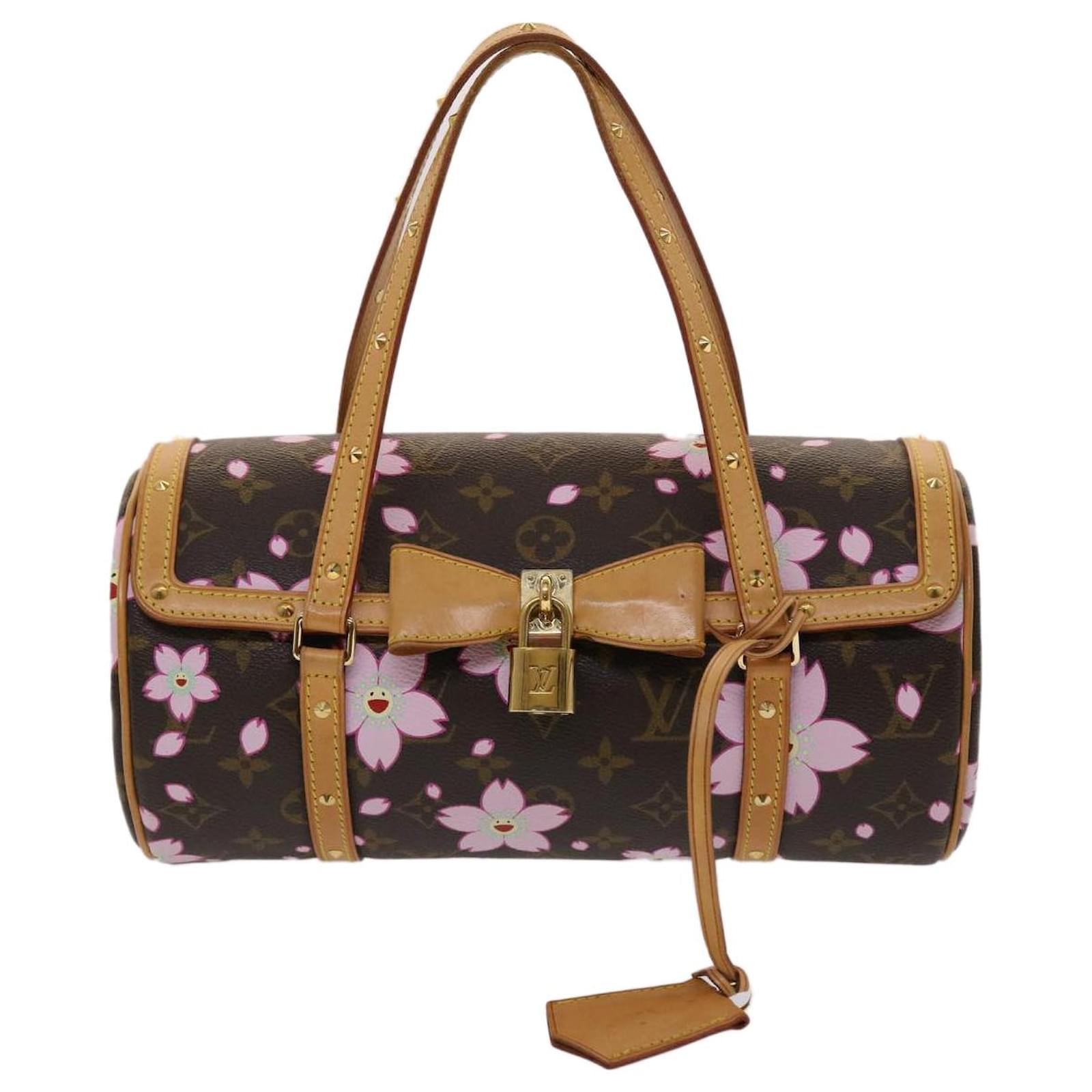 Louis Vuitton Takashi Murakami Cherry Blossom Canvas Papillon Bag