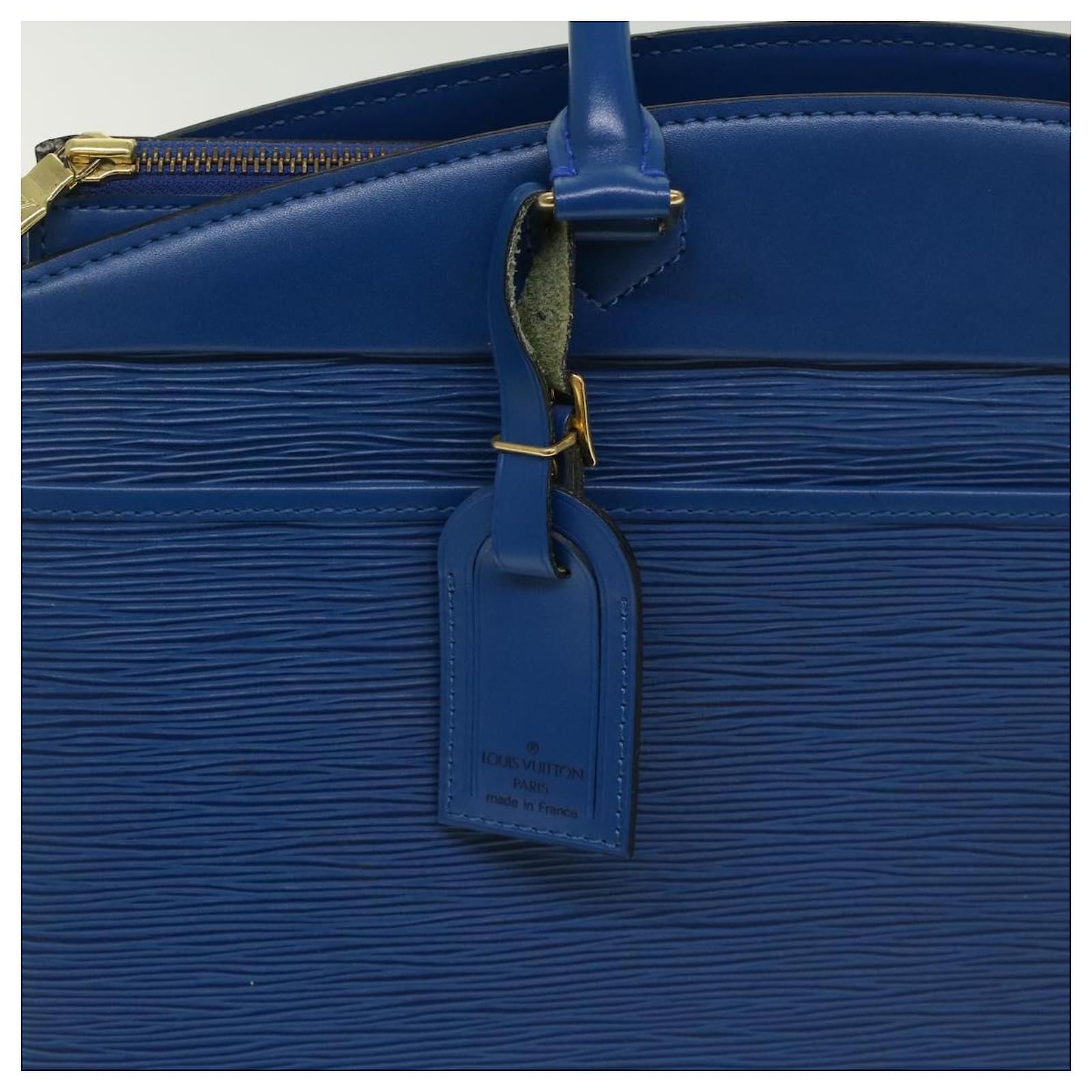 LOUIS VUITTON Epi Riviera Hand Bag Blue M48185 LV Auth 48393 Leather  ref.1001666 - Joli Closet