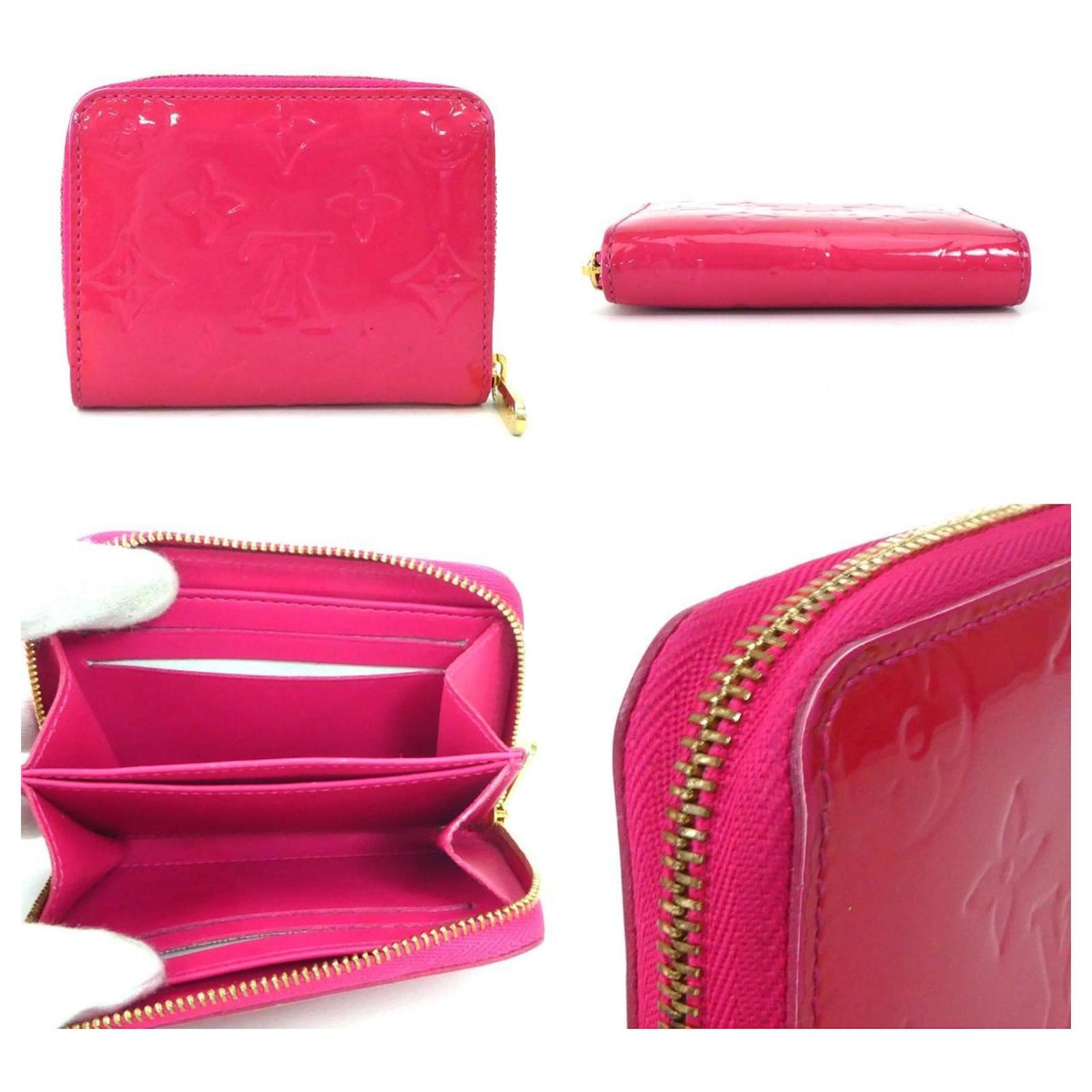 Louis Vuitton Zippy Coin Purse Pink Patent leather ref.668124 - Joli Closet