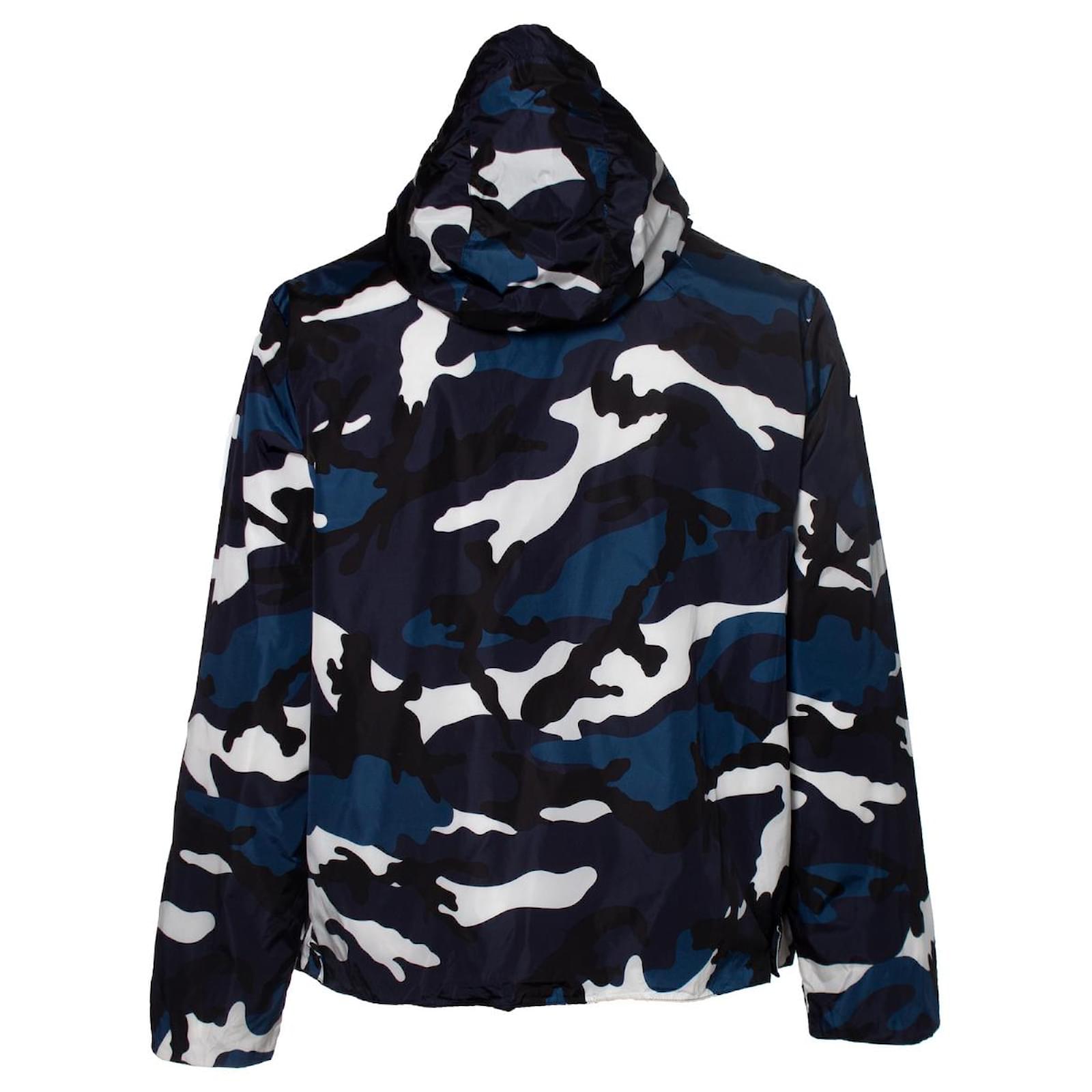 Valentino blue hot sale camo jacket