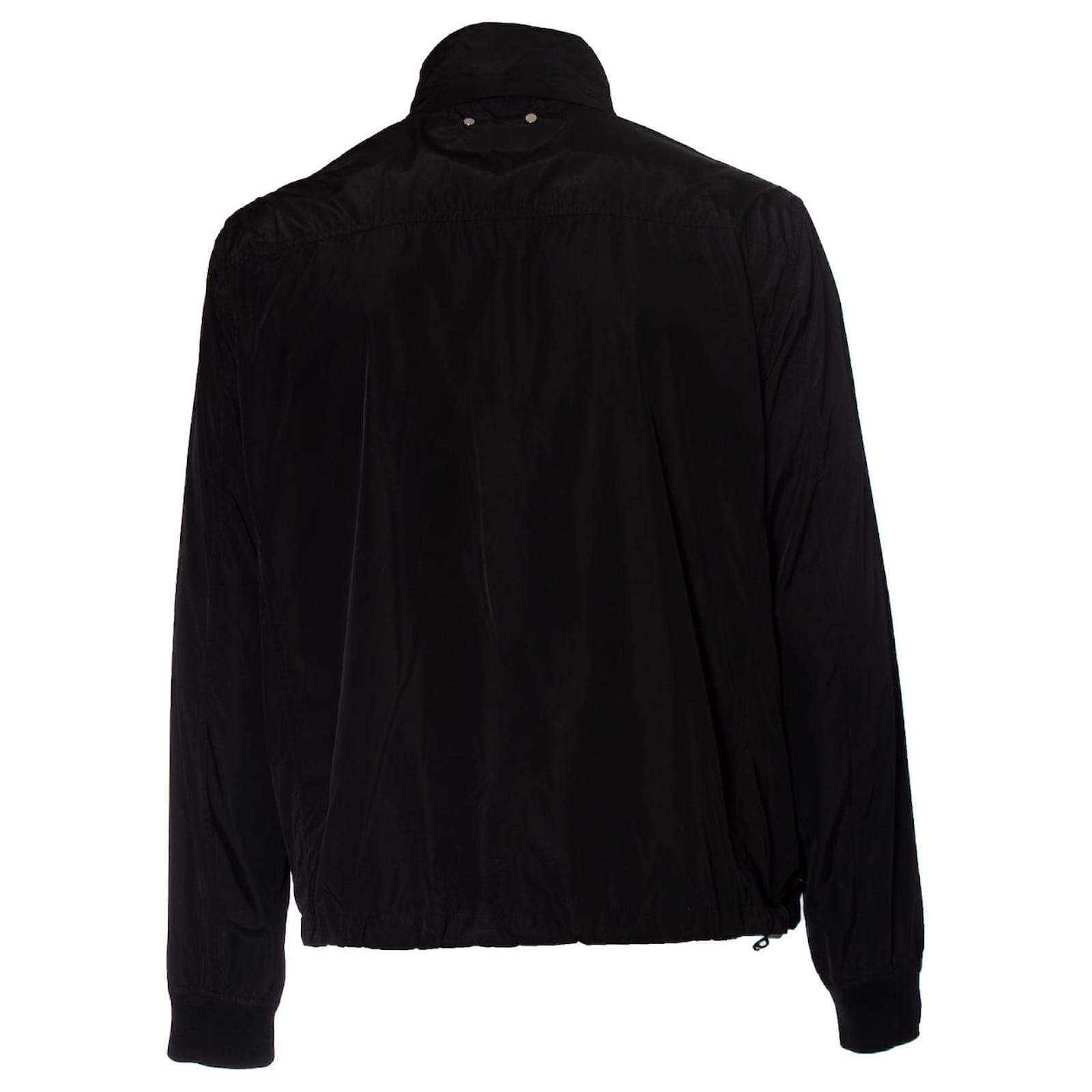 Louis Vuitton, Black windbreaker jacket Polyester ref.1002152 - Joli Closet