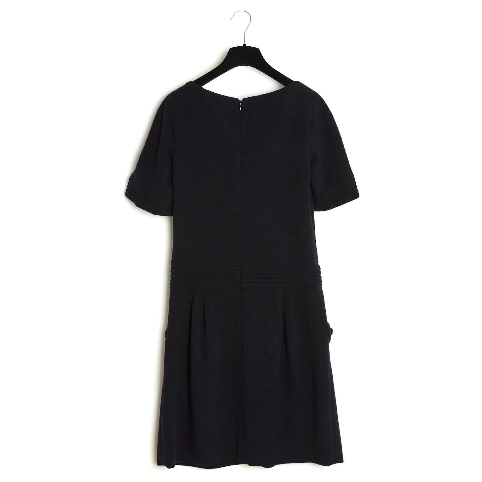 Chanel black dress size - Gem