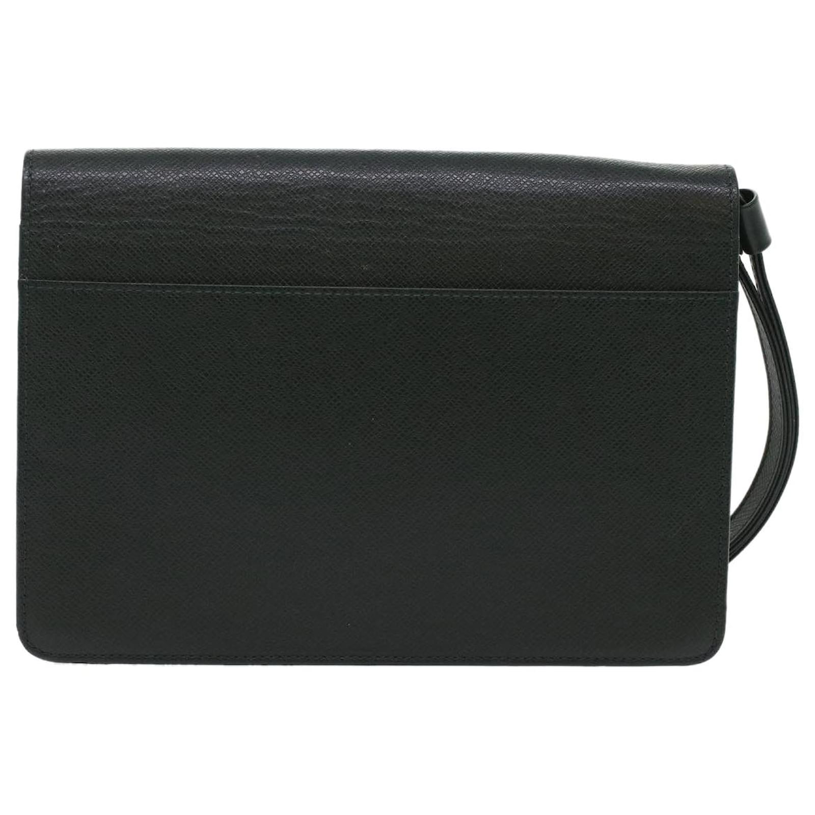 Louis Vuitton Taiga Pochette Selenga Clutch Bag