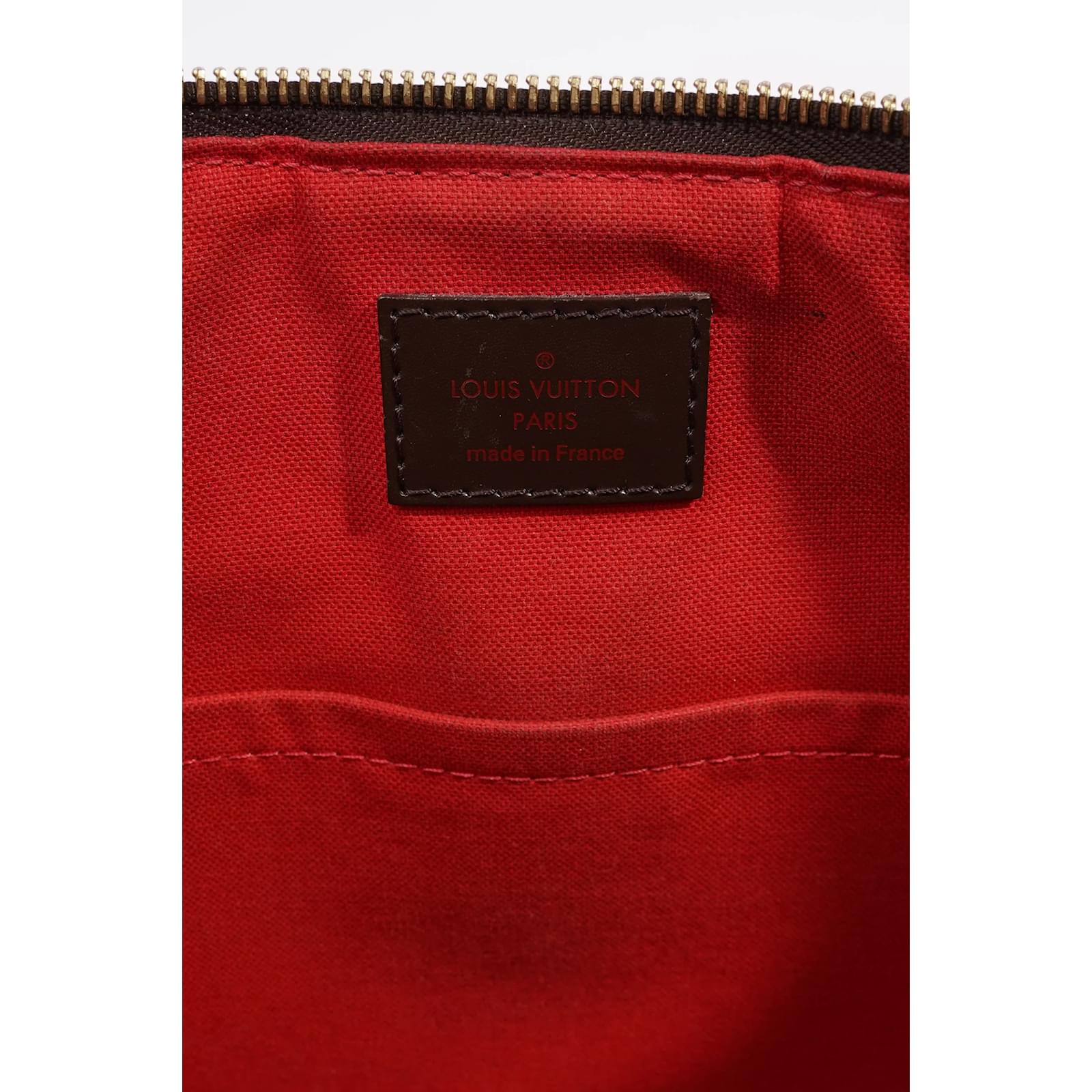 Louis Vuitton Siena Bag Damier Ebene Canvas MM Cloth ref.1005520