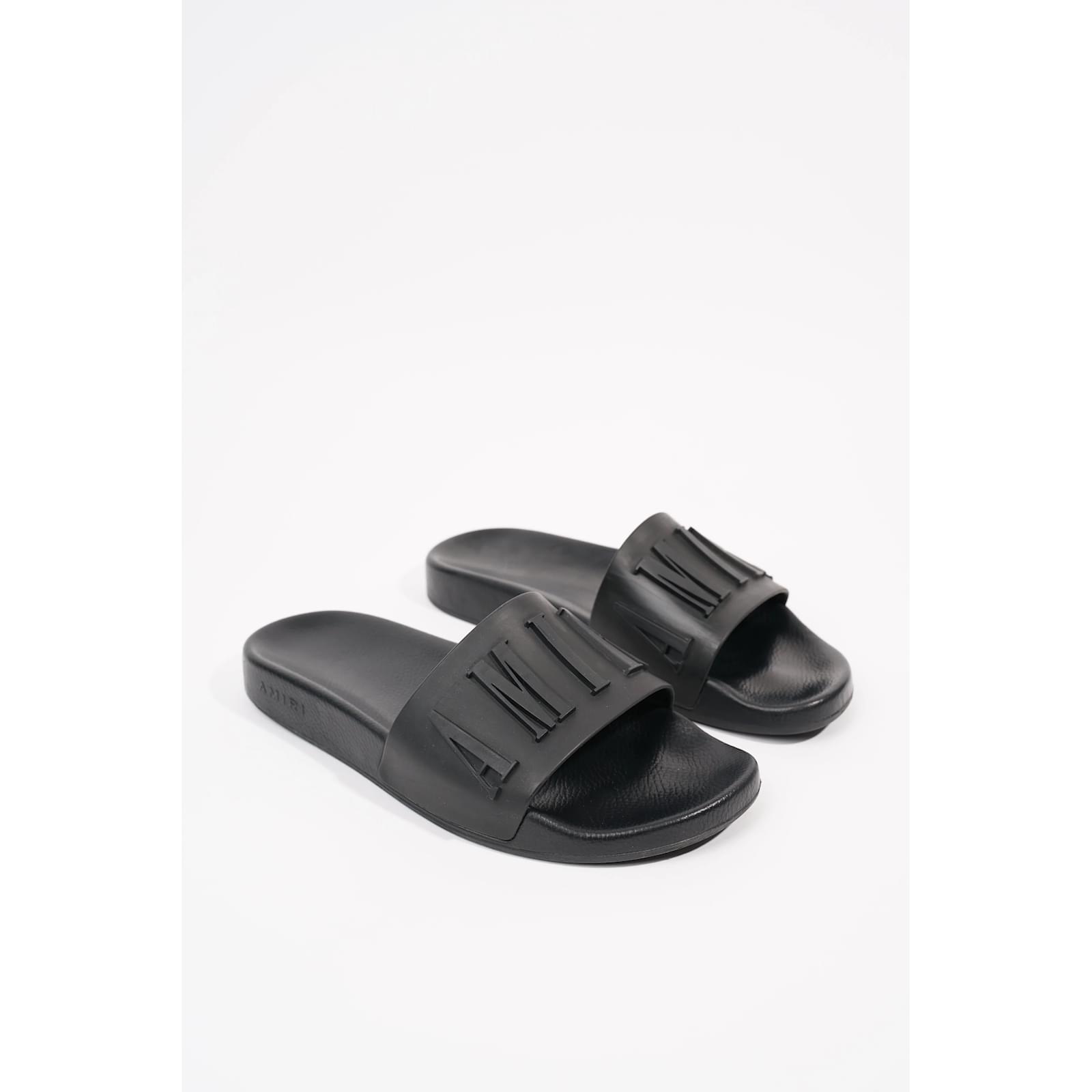 【関税込み】AMIRI ブラック Sunday プールスライド SUNDAY SLIDE - Black | AMIRI