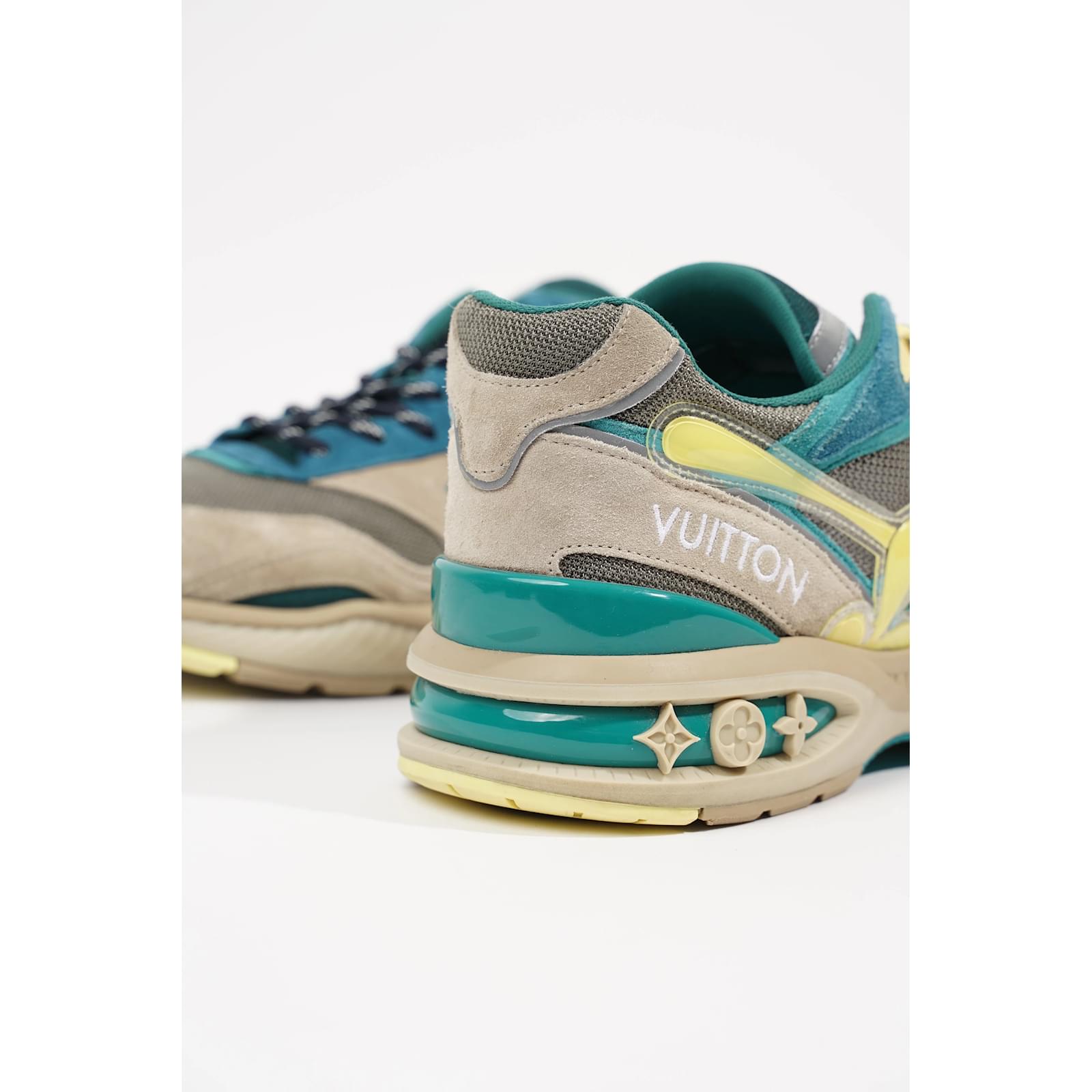 Louis Vuitton Mens SS20 Sneaker Brown Blue Yellow EU 41 UK