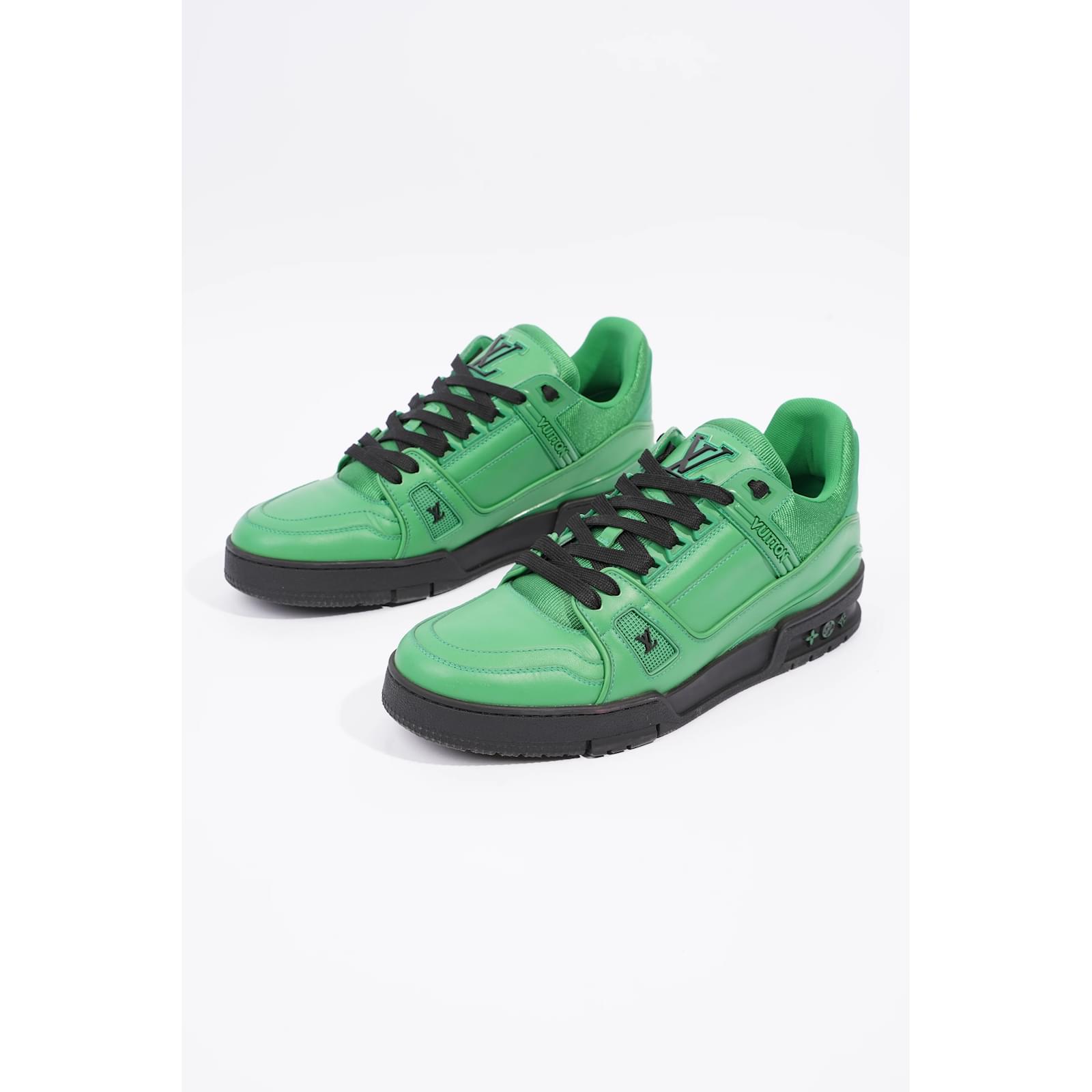 Louis Vuitton LV Trainer Low Fluorescent Green Pre-Owned