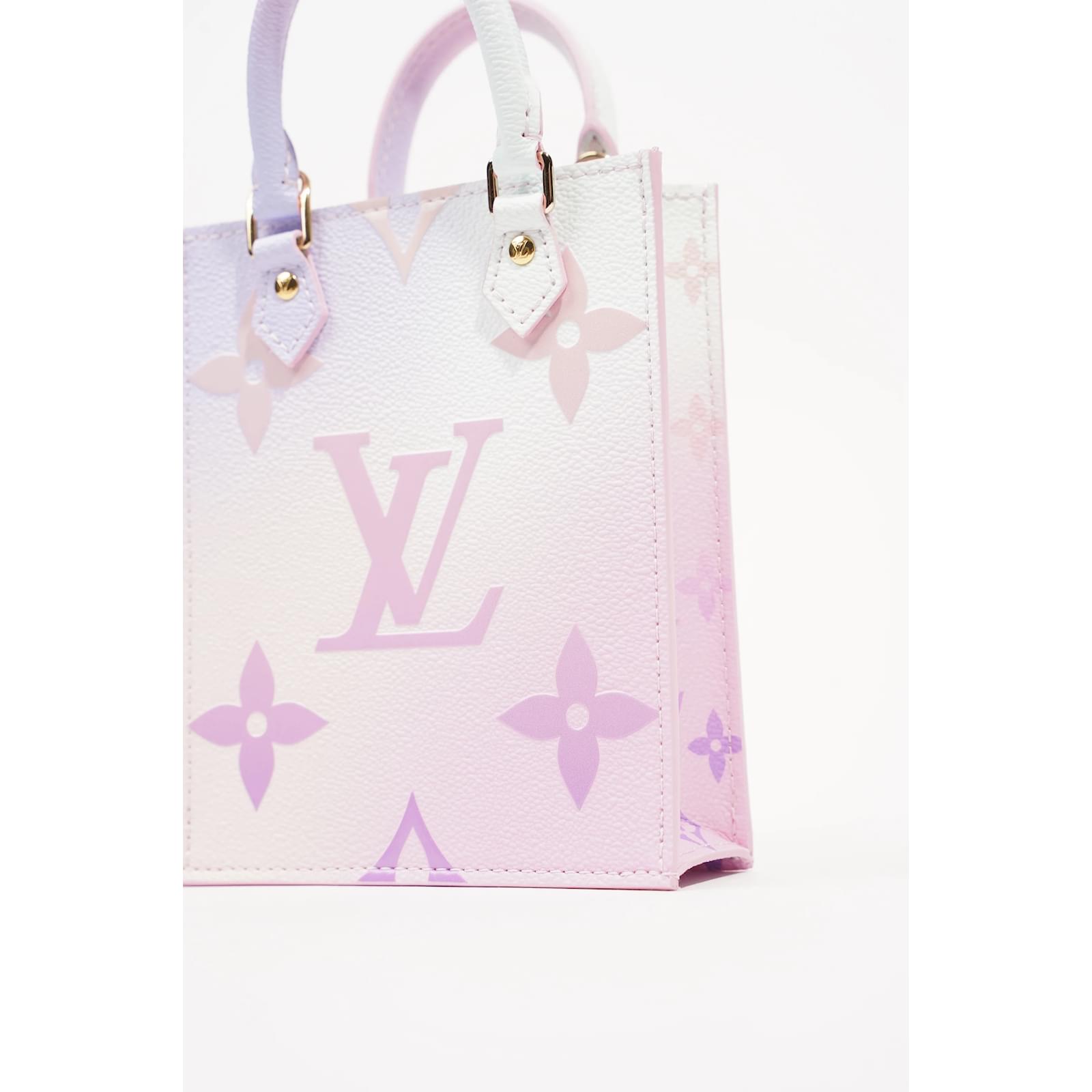 Louis Vuitton Womens Petit Sac Plat White Leather ref.1005793