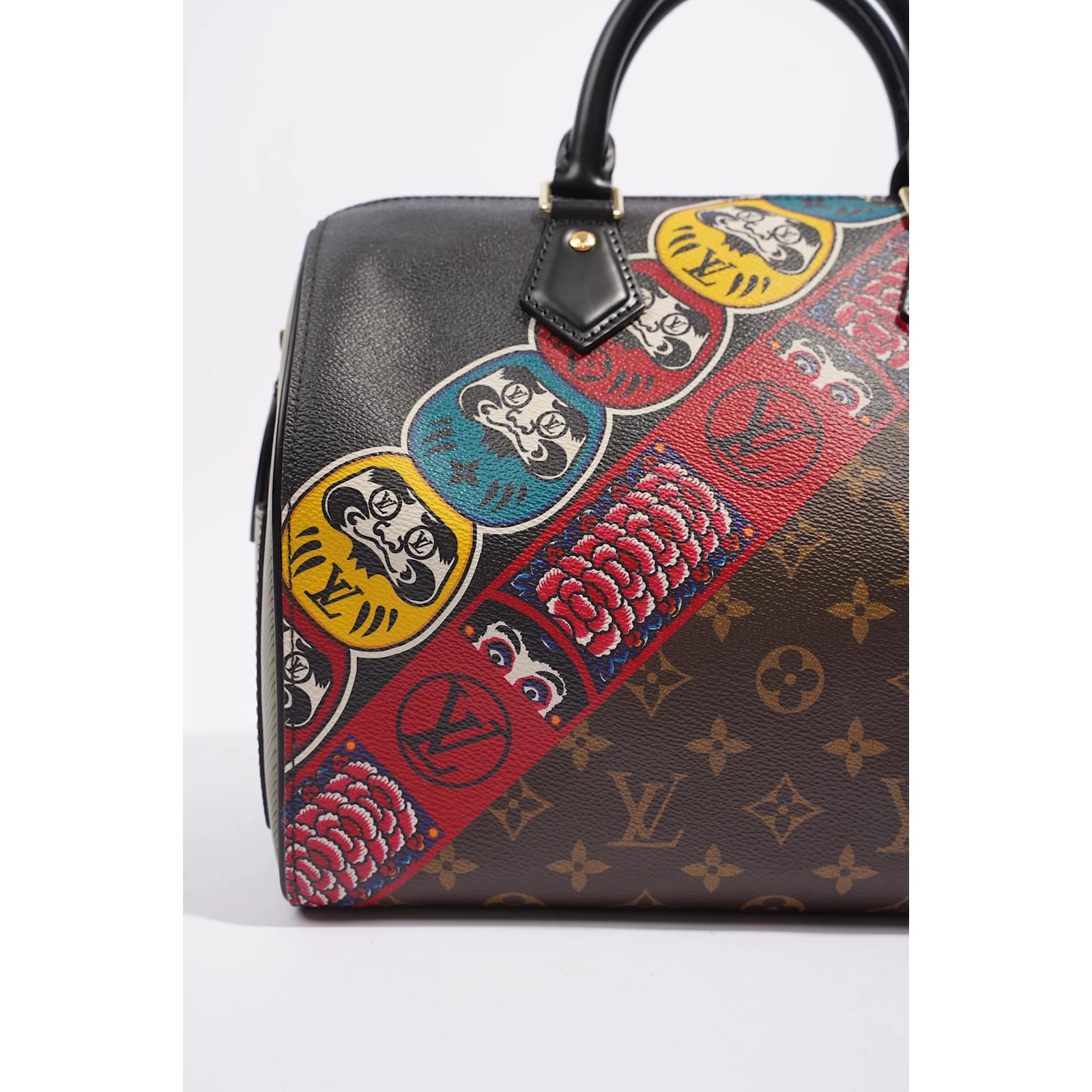 Louis Vuitton Monogram Kabuki Speedy 30 - Brown Handle Bags