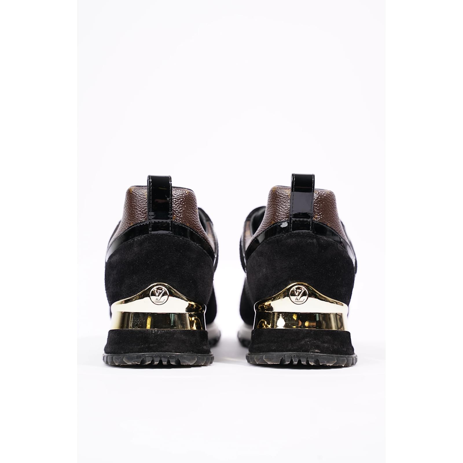 Louis Vuitton Womens Run Away Black / Monogram EU 35 / UK 2 Leather  ref.1005815 - Joli Closet
