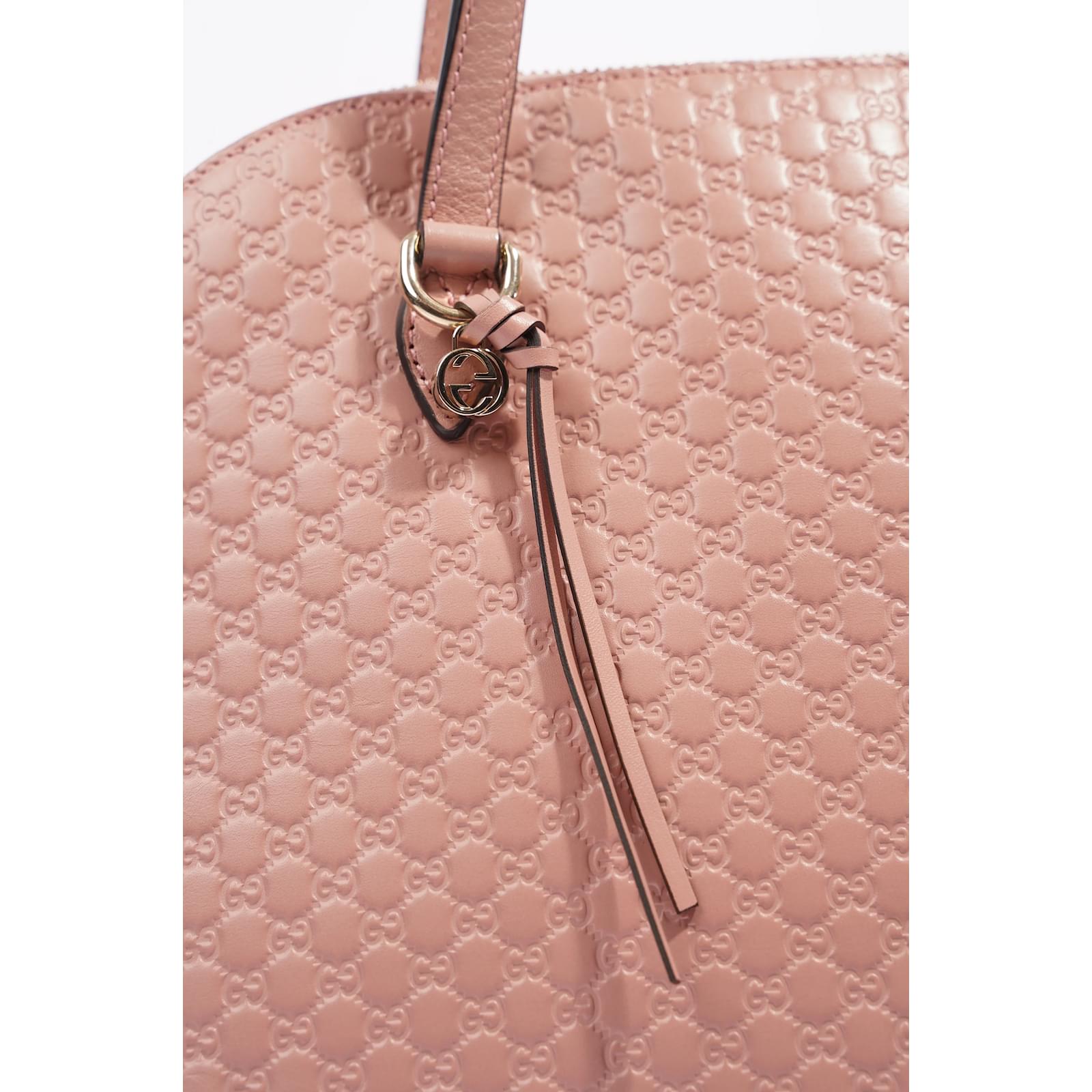 Bolso Gucci Dome Rosa Mediano Mujer Cuero Joli Closet